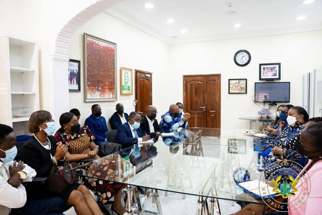 Accra 2023 and the Office of the First Lady expressed a willingness to collaborate, especially on projects which benefit women and youth ©Office of the First Lady
