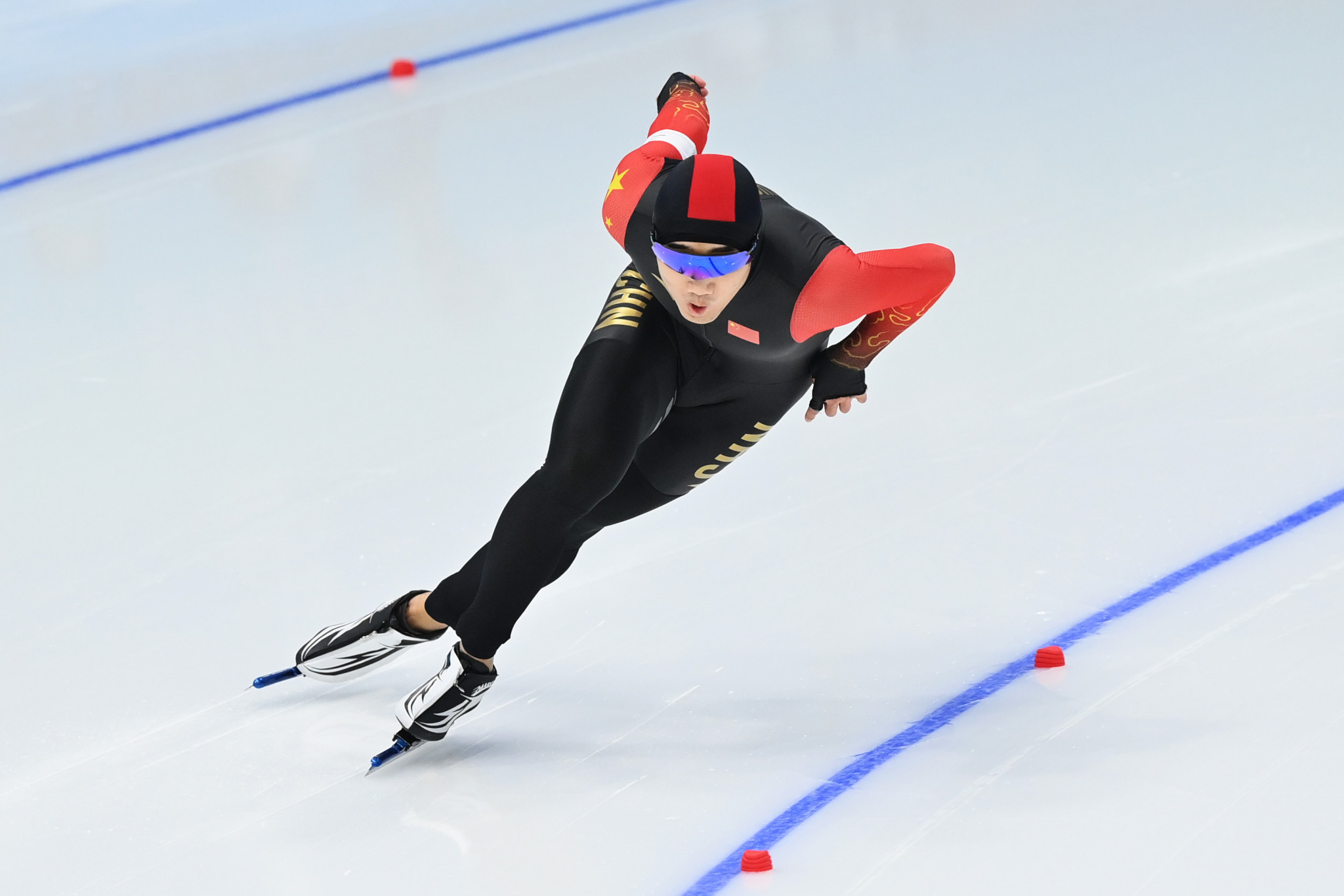 China's Gao Tingyu became the first male Olympic speed skating champion from his nation ©Getty Images