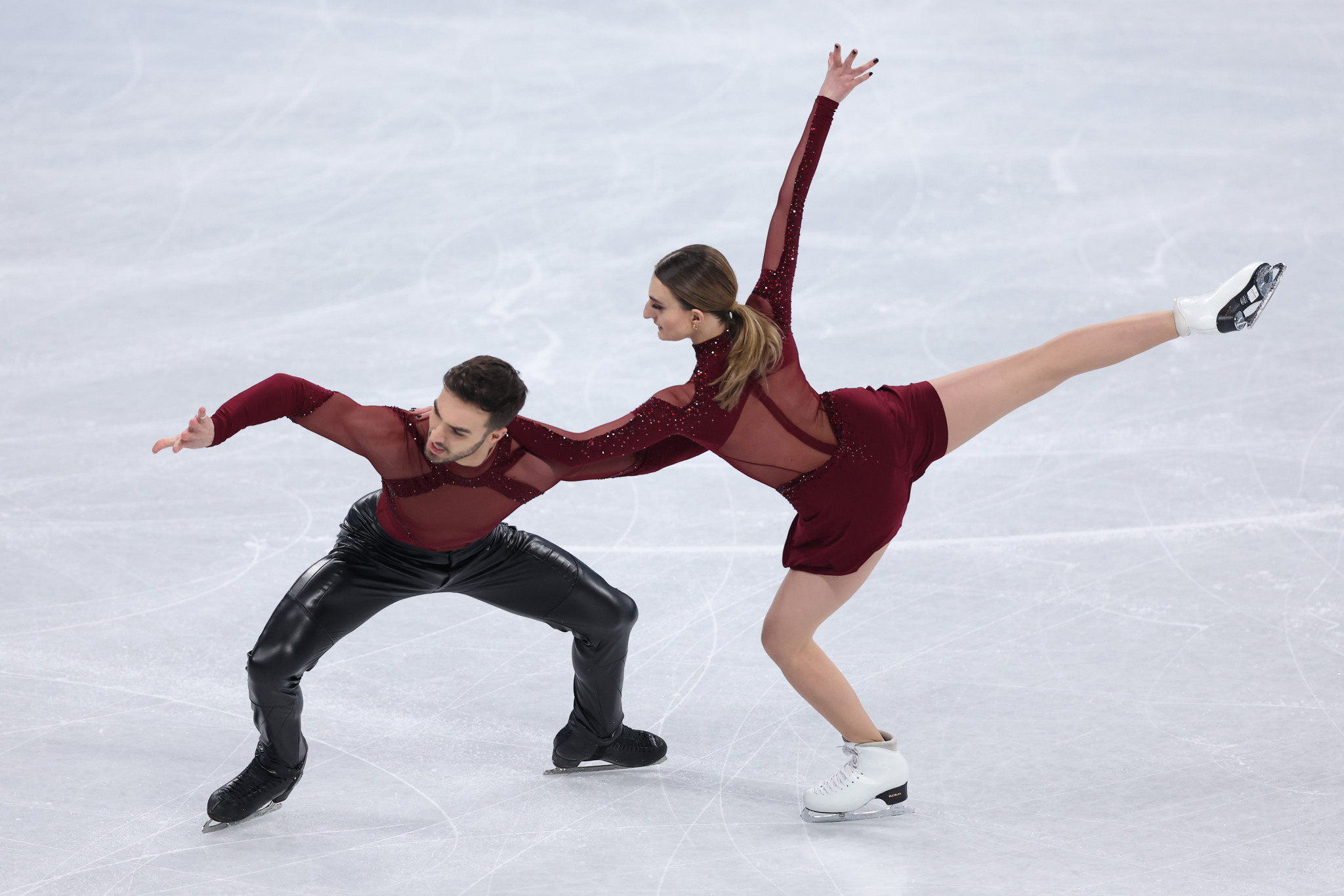 Gabriella Papadakis and Guillaume Cizeron of France set a new world record of 90.83 in figure skating's ice dance discipline ©Getty Images