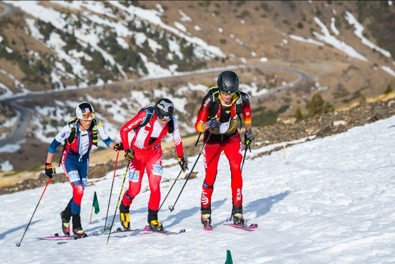 The men's individual race at the ISMF European Championships in Boí Taüll featured a 1,632 metre difference in altitude, and the women's race 1,302m ©ISMF