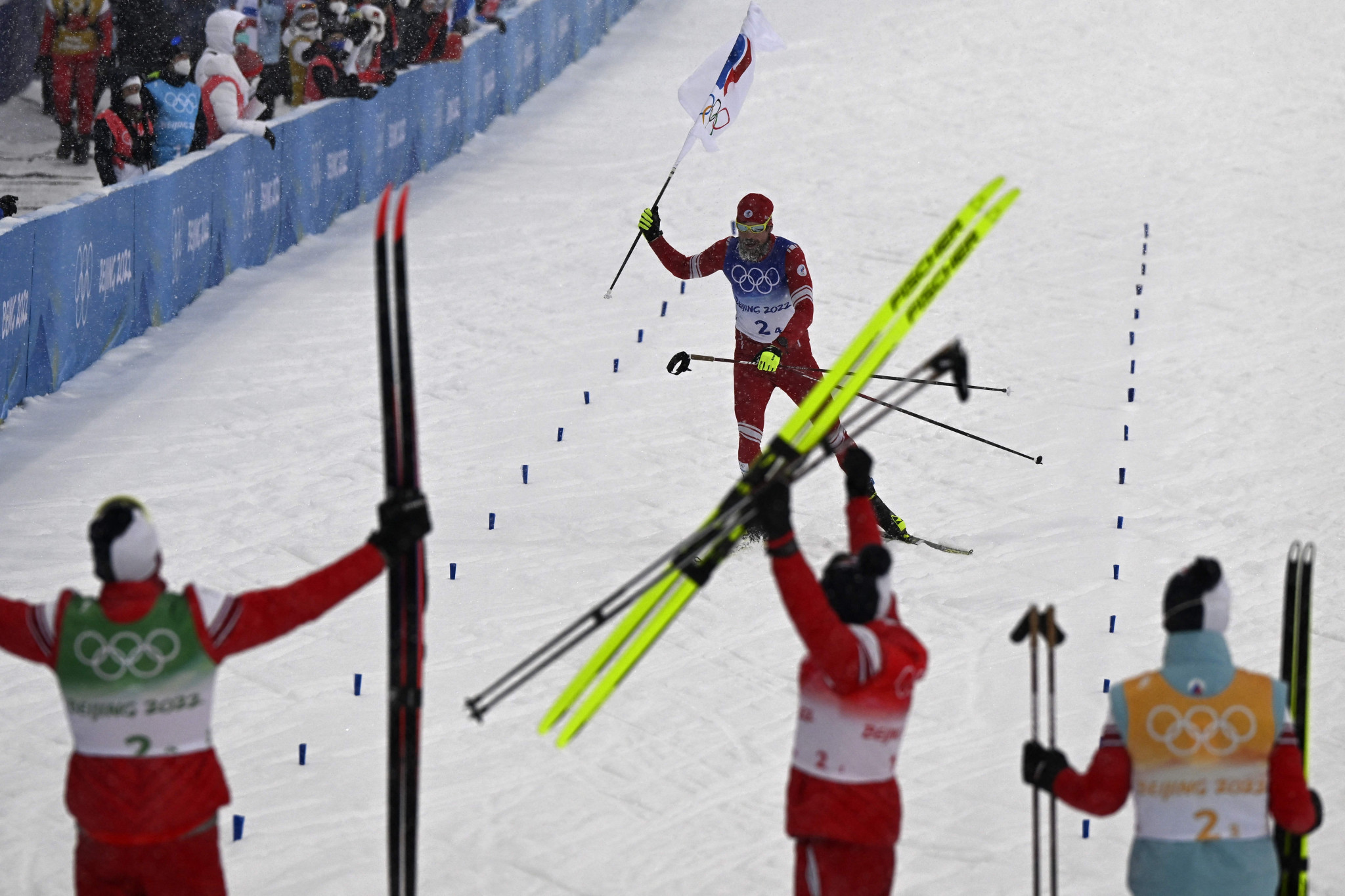 Sergey Ustiugov completed the ROC's victory ©Getty Images