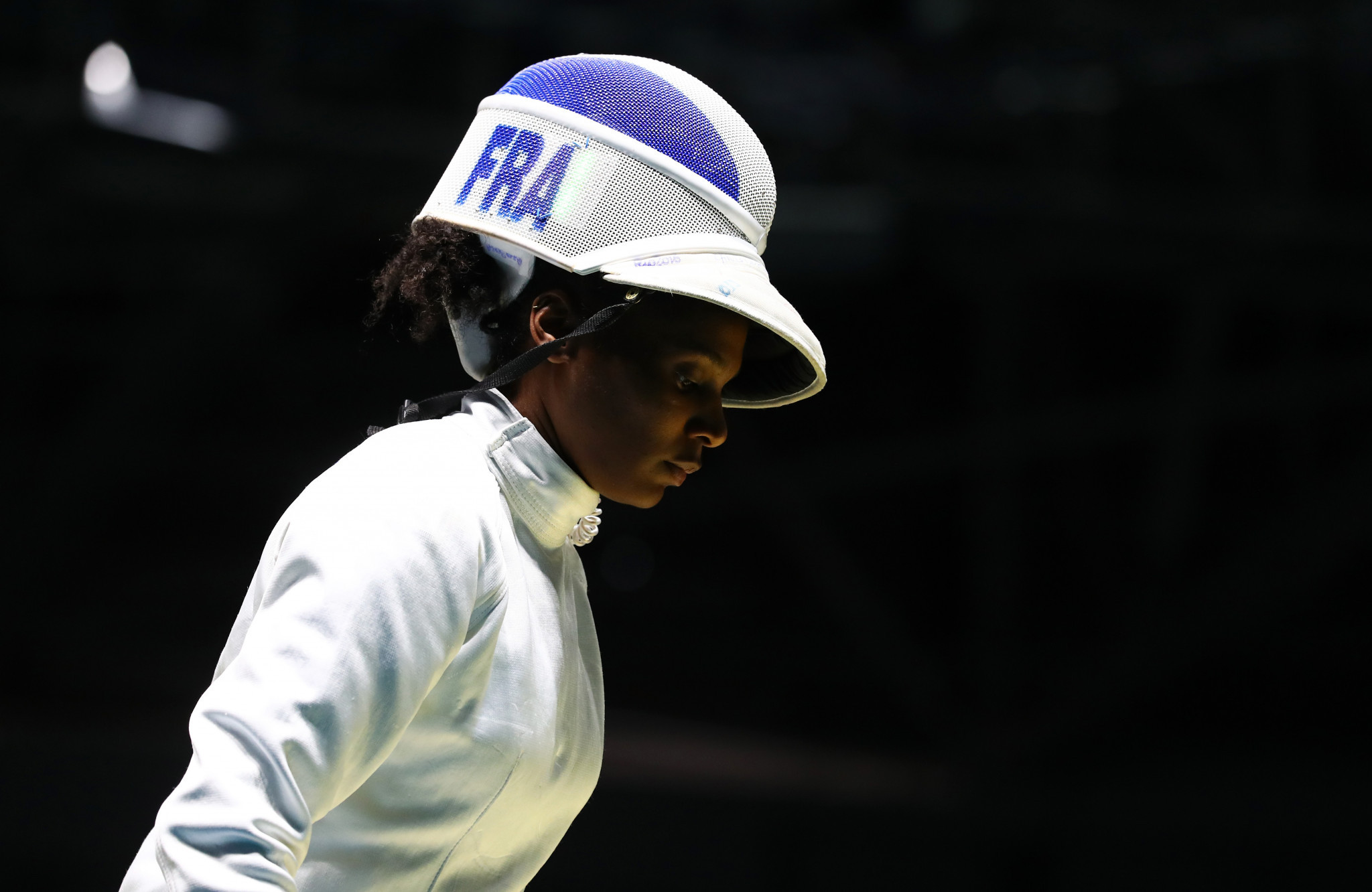 Marie-Florence Candassamy recovered from a defeat in the individual final to help France to women's team épée gold at the FIE World Cup in Barcelona ©Getty Images