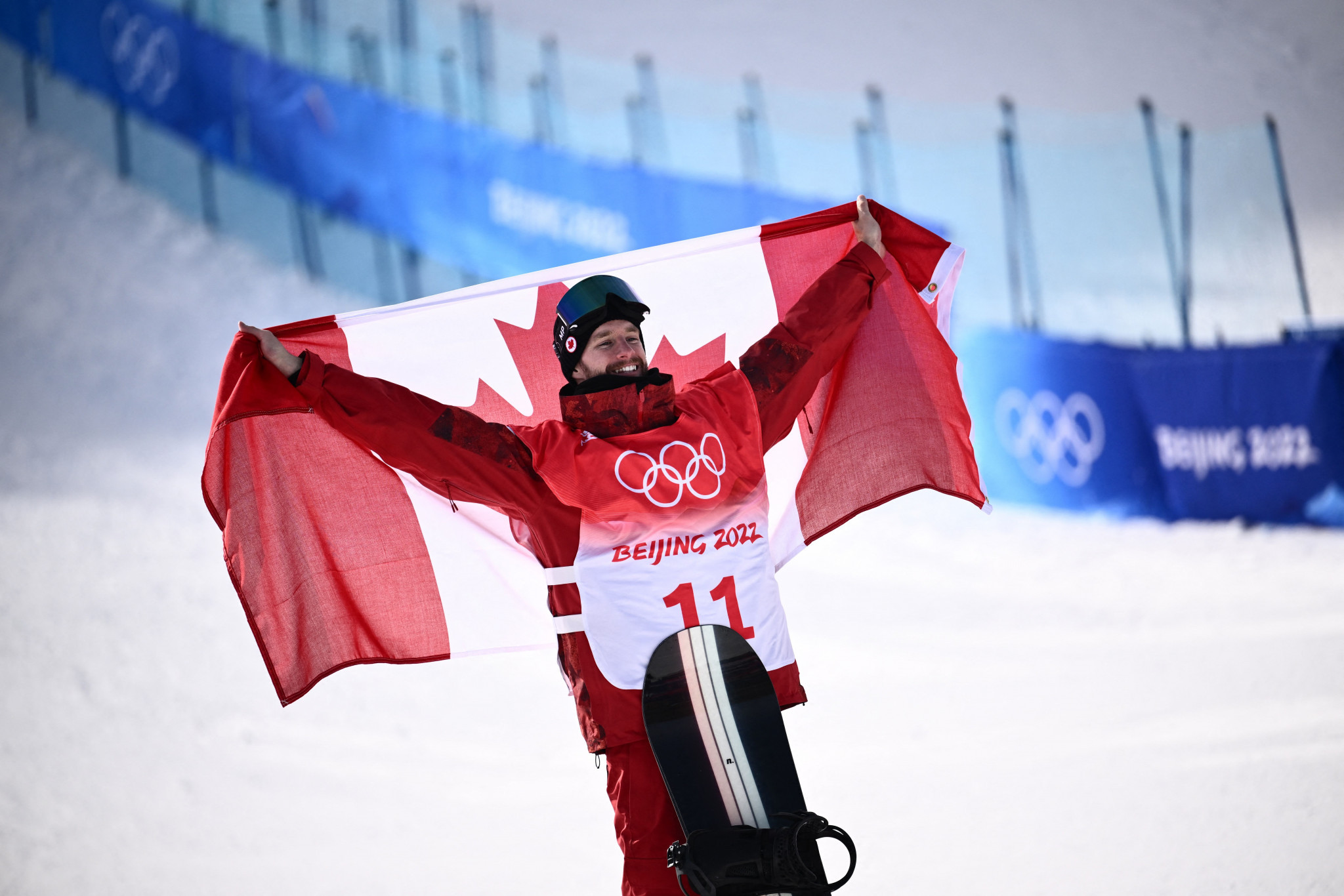 Max Parrot has won Canada's only Olympic gold of Beijing 2022 so far following his success in the snowboard slopestyle ©Getty Images