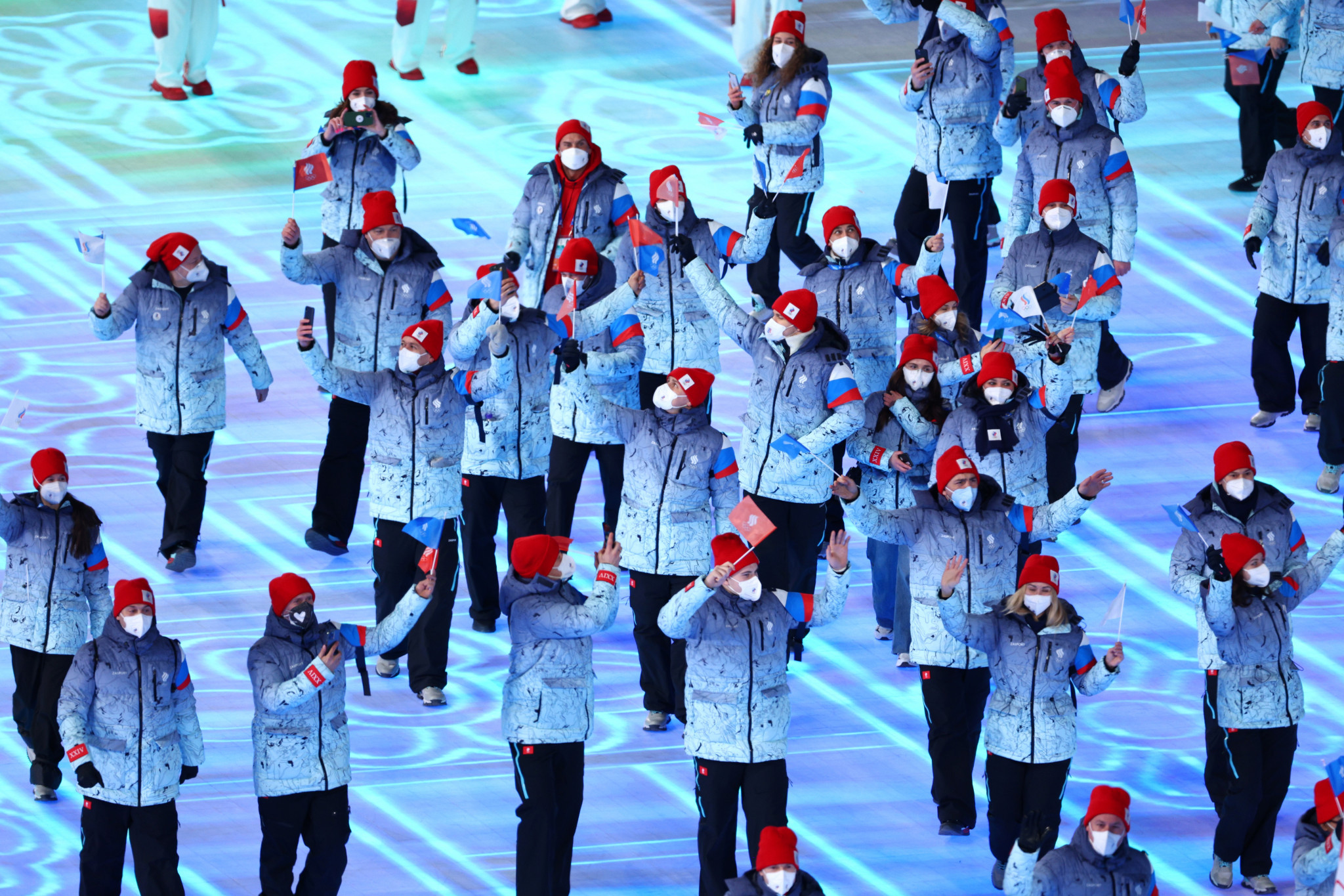 Russian athletes competing at Beijing 2022 are doing so under the ROC banner©Getty Images