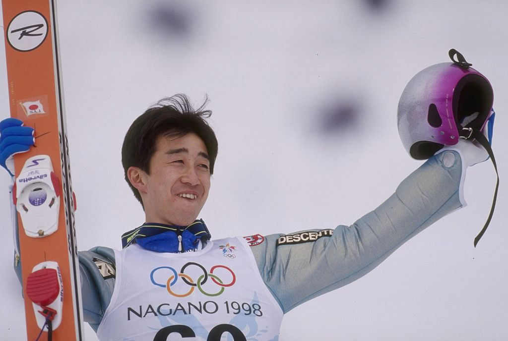 The Olympic ski-jumping career of Japan's Masahiko Harada saw him experience despair and elation ©Getty Images