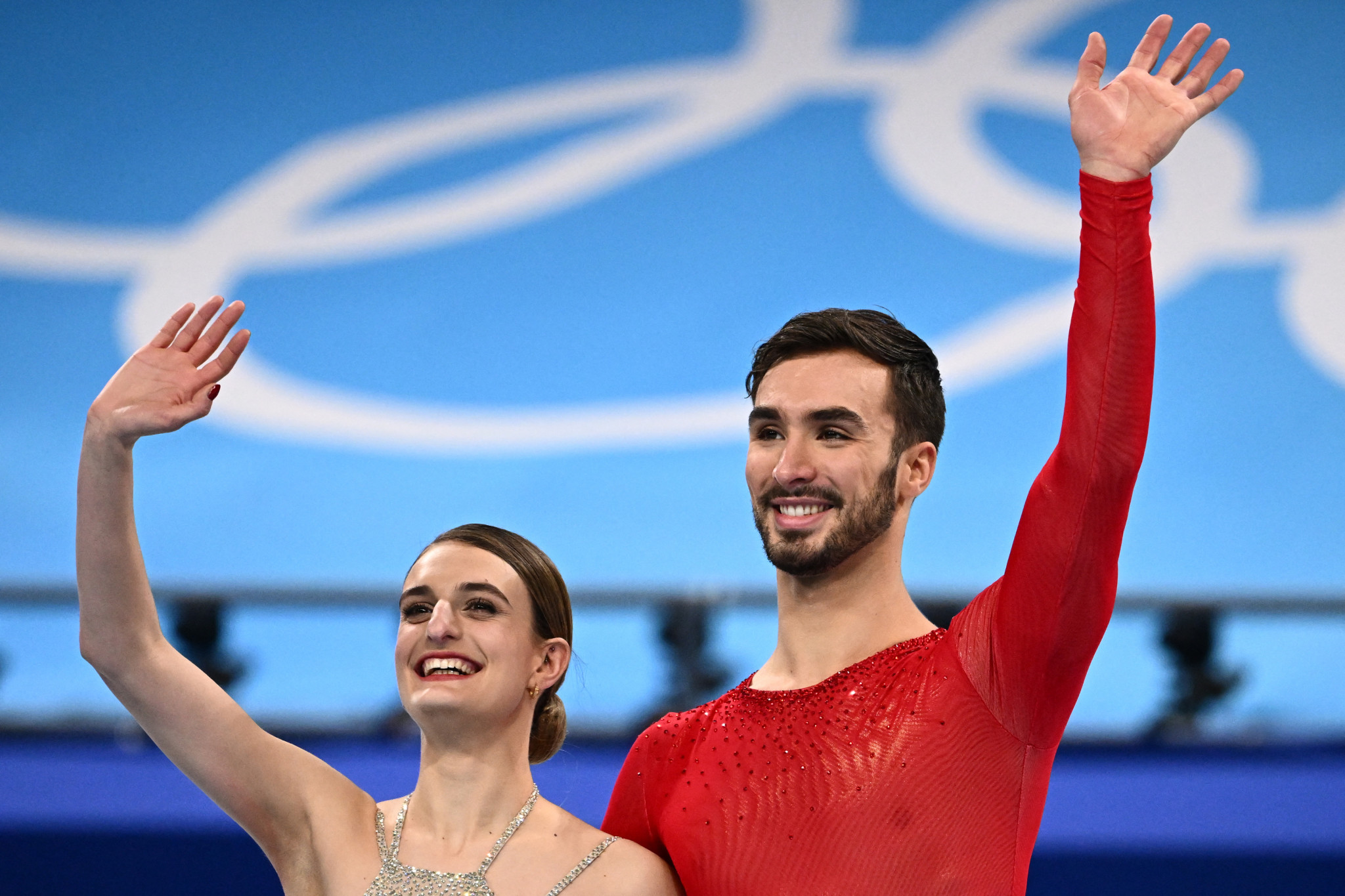 Gabriella Papadakis and Guillaume Cizeron won the gold medal in ice dance ©Getty Images