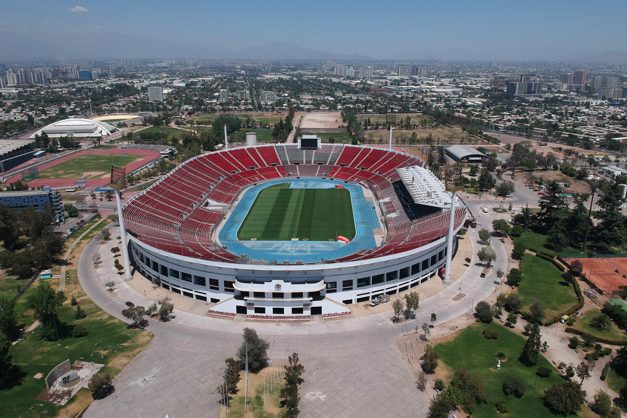 The Estadio Nacional Julio Martínez Prádanos is one of 12 venues on the National Stadium Sports Park site for Santiago 2023 ©Getty Images