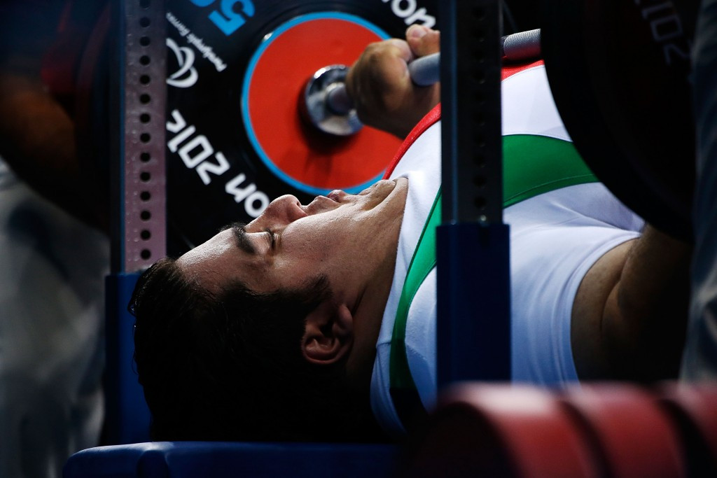 Siamand Rahman has targeted lifting 300kg at the Rio 2016 Paralympics