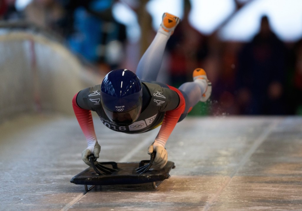 German-born Briton beats "best friend" to skeleton gold at Lillehammer 2016
