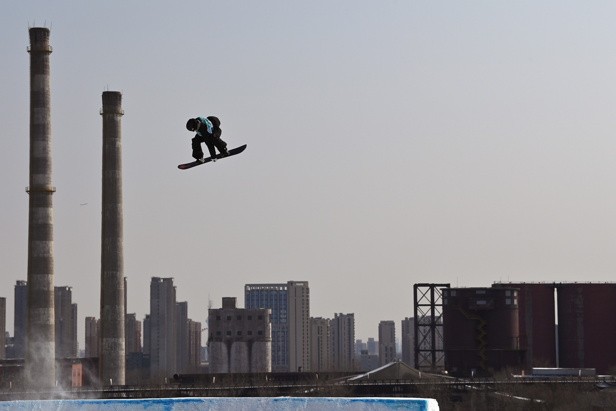 New Zealand's Zoi Sadowski Synnott claimed the silver medal at Big Air Shougang today ©Getty Images