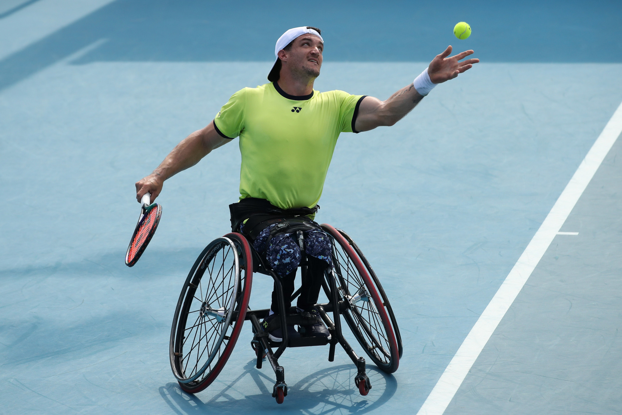 Gustavo Fernandez fell to Alfie Hewett in the final of the World Wheelchair Tennis Tournament in Rotterdam ©Getty Images