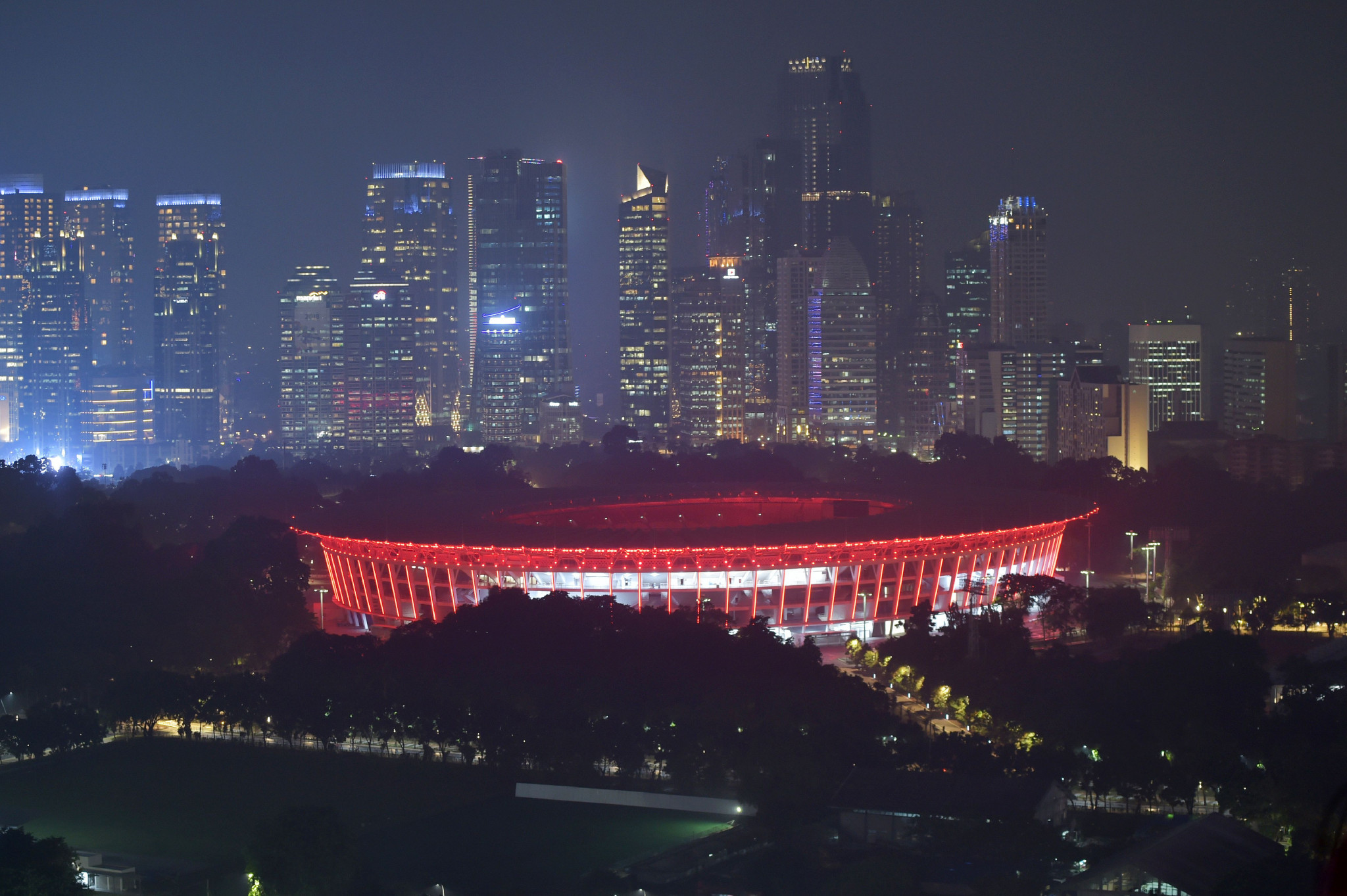 The Gelora Bung Karno Stadium in Jakarta was the focal venue of the 2018 Asian Games ©Getty Images