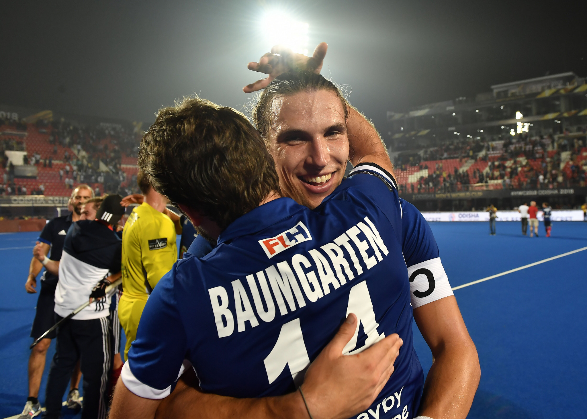 Gaspard Baumgarten scored twice for France in their 4-1 win against South Africa in the latest round of the Pro League ©Getty Images