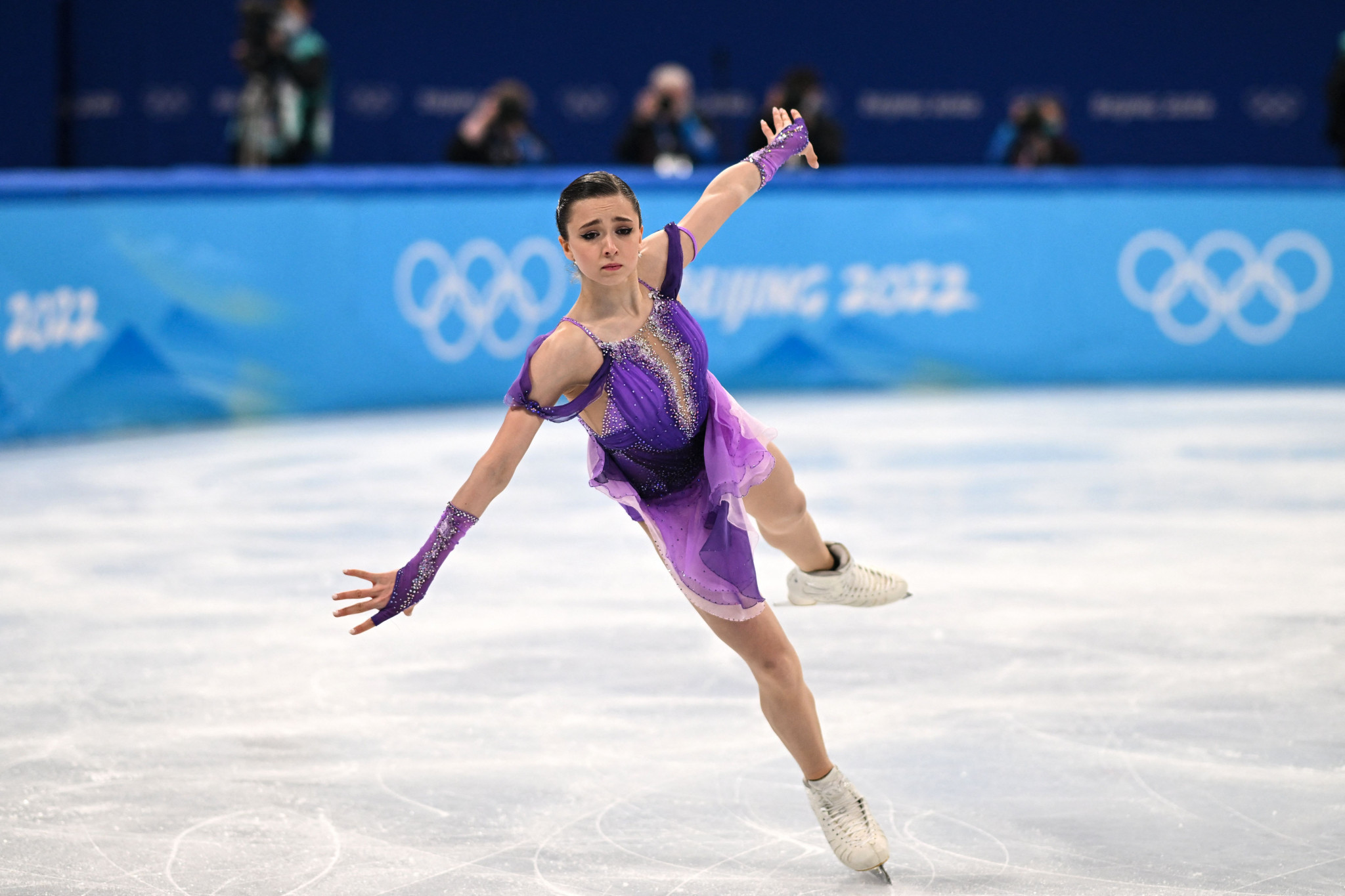 Valieva tops scoring at halfway stage of women's singles figure skating on day 11 at Beijing 2022