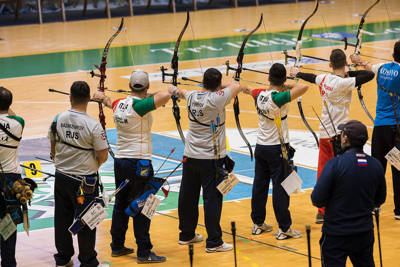 It was a busy day of qualifying at the European Archery Indoor Championships ©Archery Europe