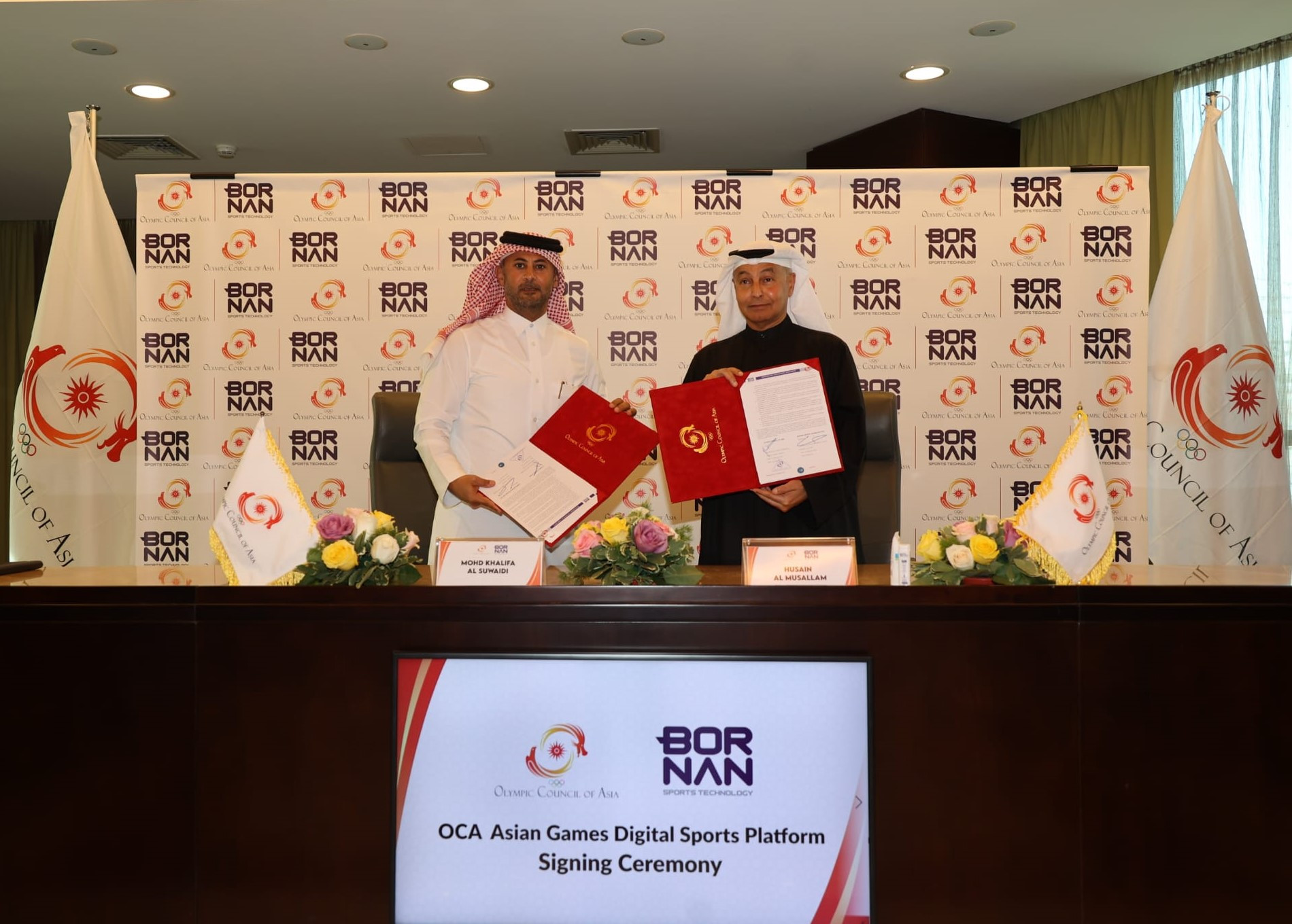 Bornan Sports Technologies will assist the OCA with IT and digital platform solutions ©OCA