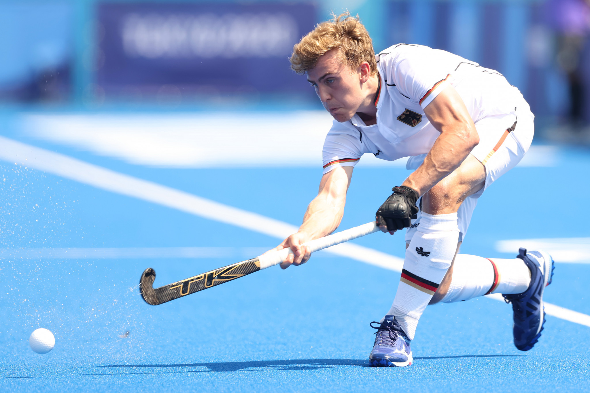 Niklas Bosserhoff's deflected effort put Germany in front in the first quarter ©Getty Images