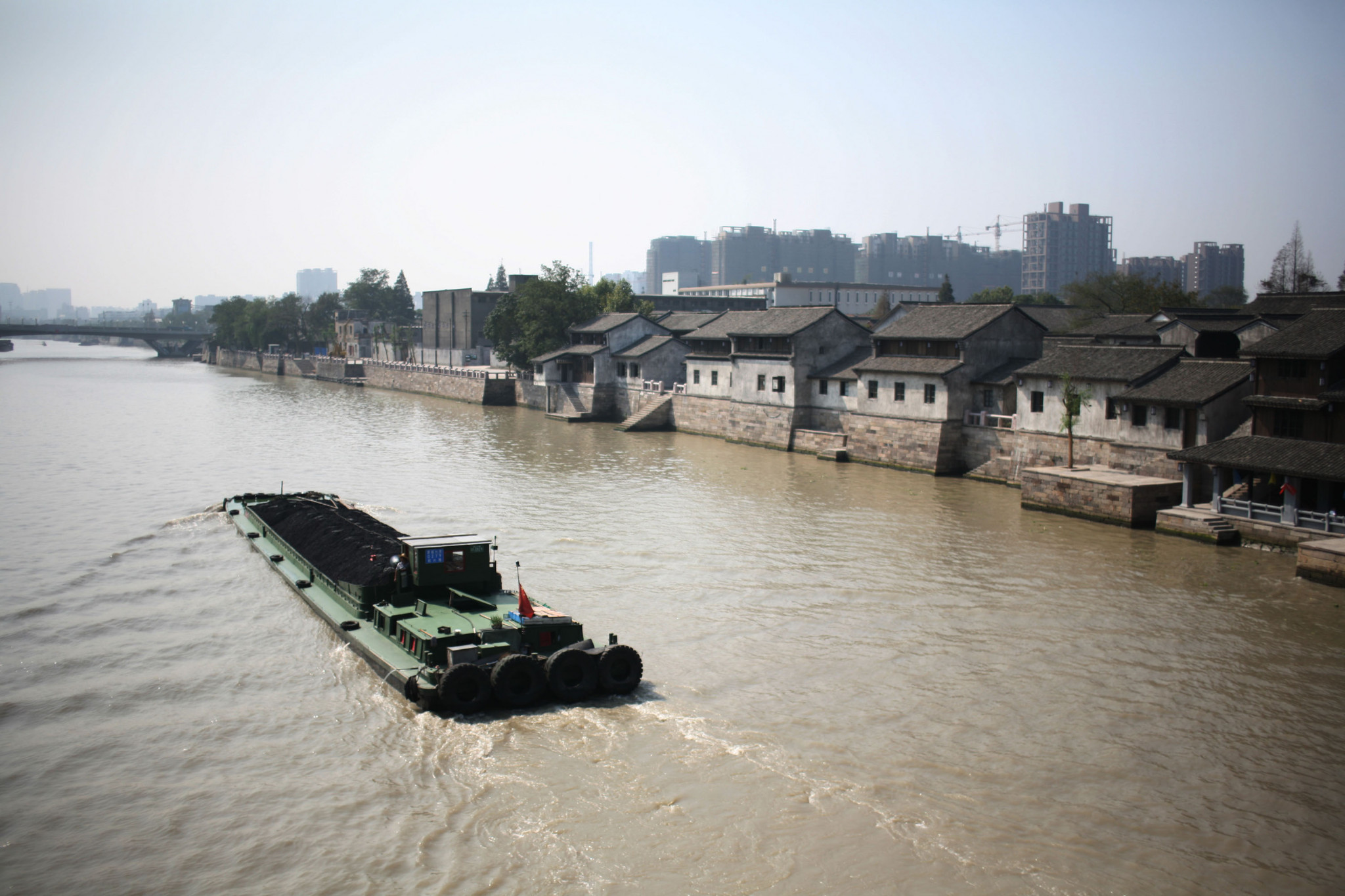 The Grand Canal reaches its southern terminus in Hangzhou ©Getty Images