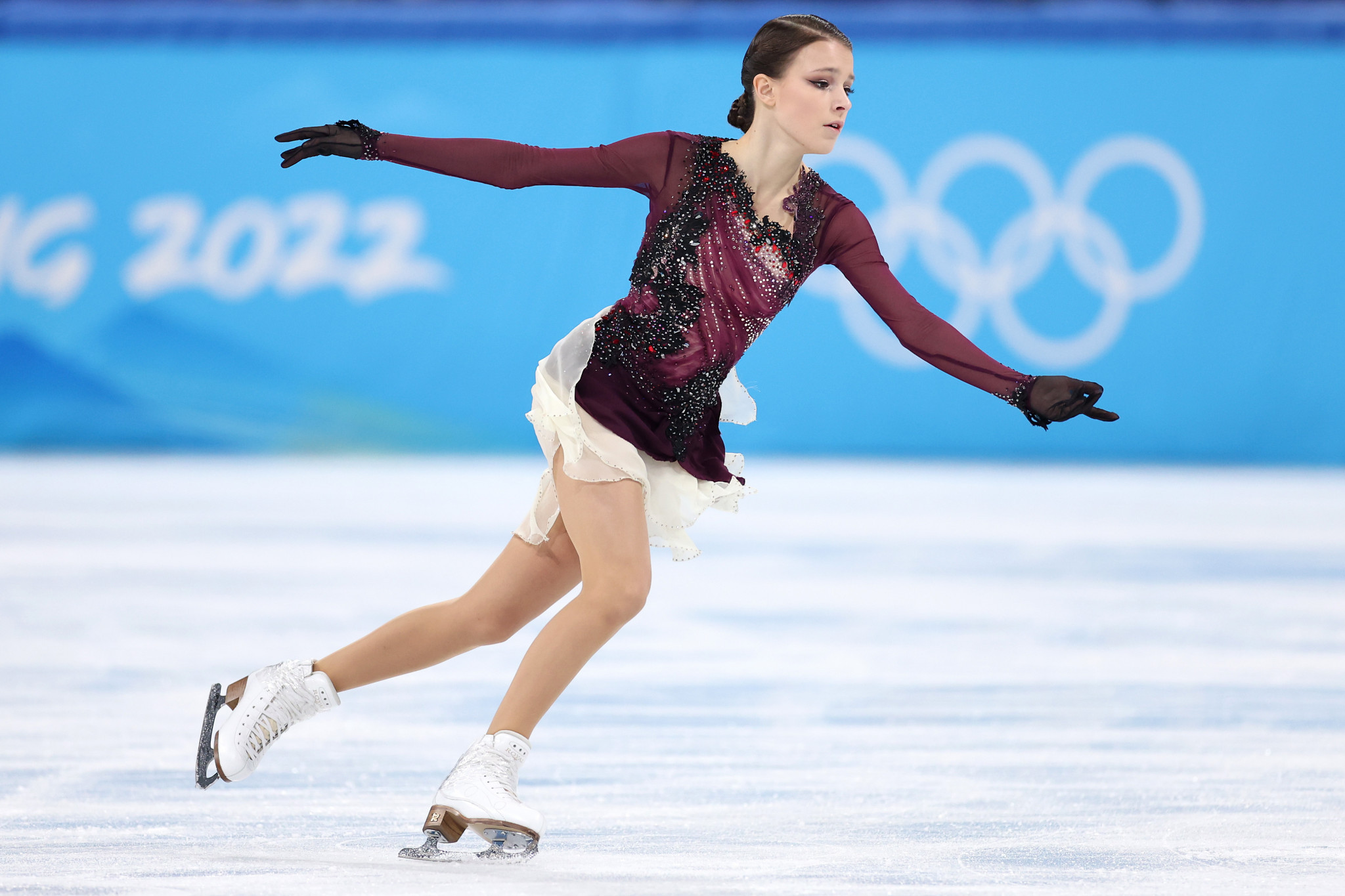 Women's singles figure skating gold medallist Anna Shcherbakova has also been awarded the Order ©Getty Images
