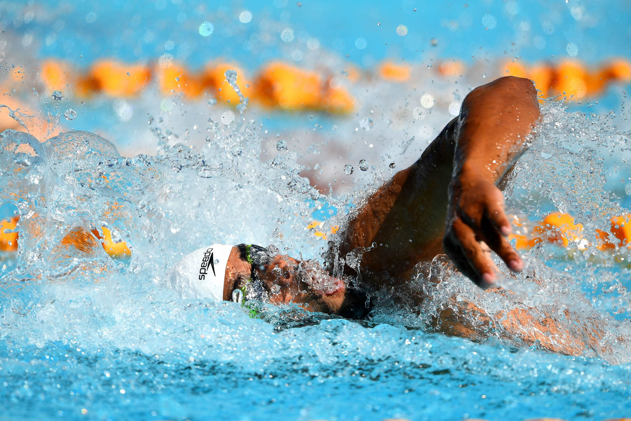 Swimmer Ben Dillon competed for St Helena at Gold Coast 2018 ©Getty Images