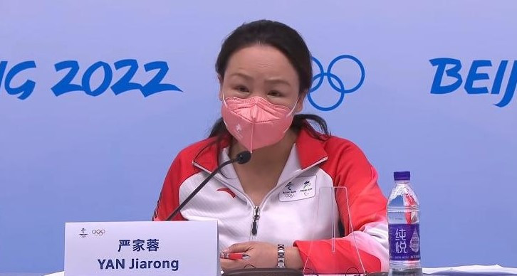 Beijing 2022 spokesperson Yan Jiarong made a series of highly political statements at the joint daily press briefing with the IOC, including allegations Uyghurs were being mis-treated in China were 
