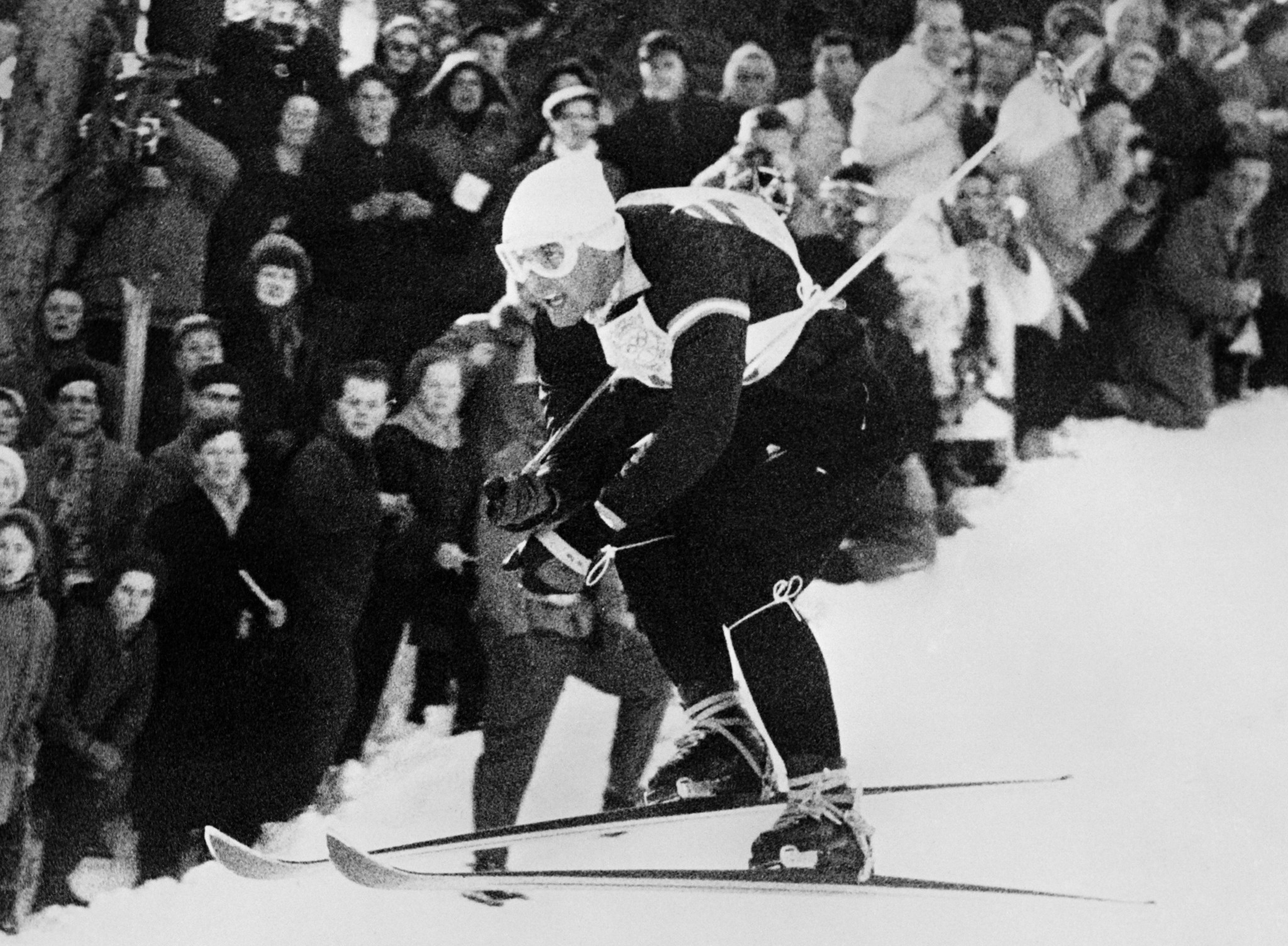 Austrian skier Toni Sailer was a superstar at the 1956 Winter Olympics ©Getty Images