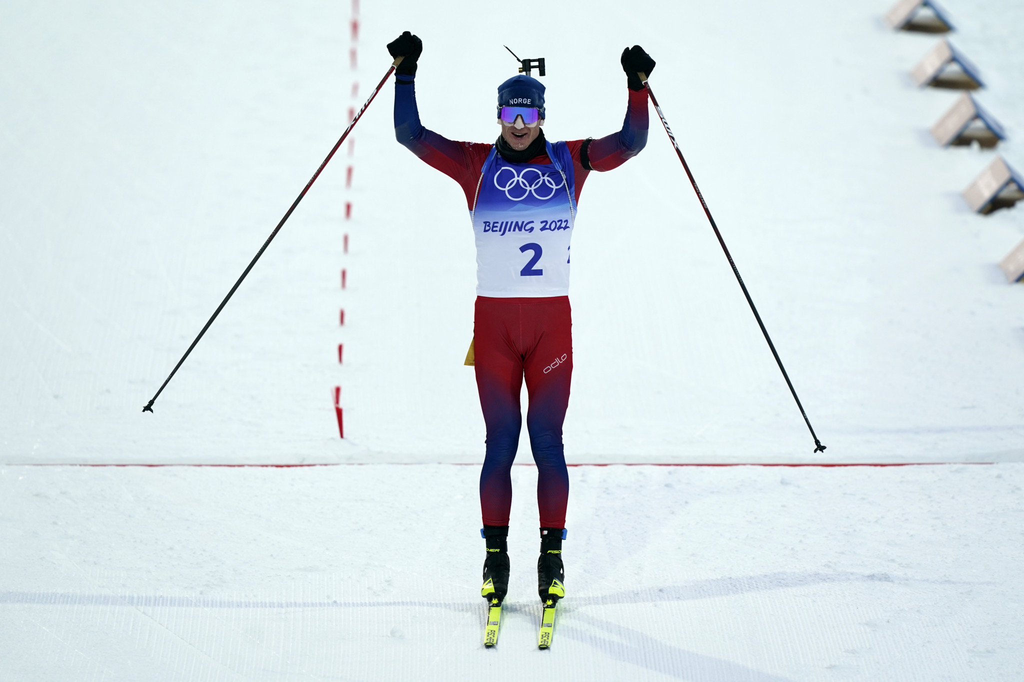 Norway clinch record 15th gold as Bø wins third biathlon event at Beijing 2022