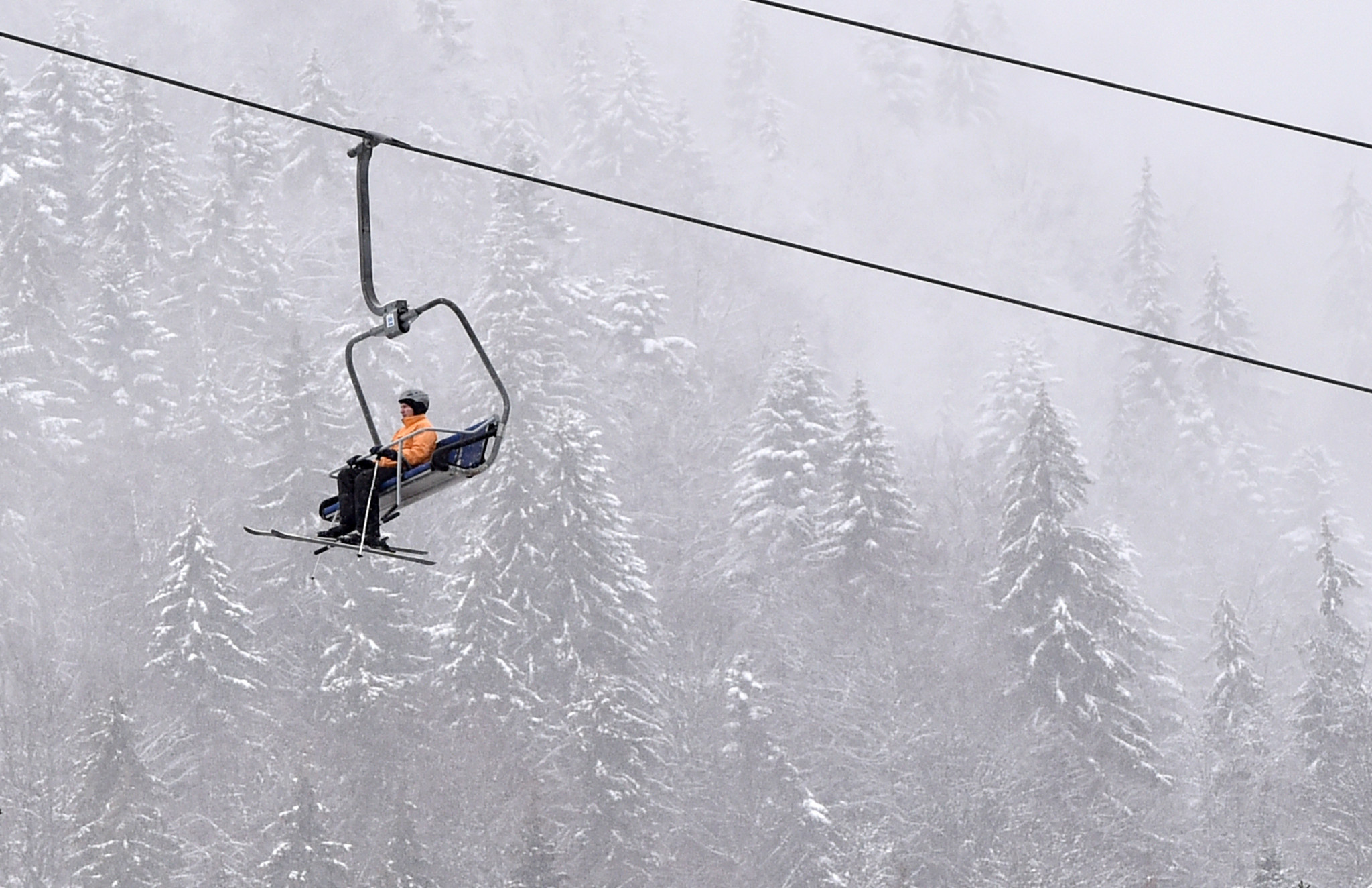Ukraine's largest ski resort, Bukovel, would likely feature in a Winter Olympic bid ©Getty Images