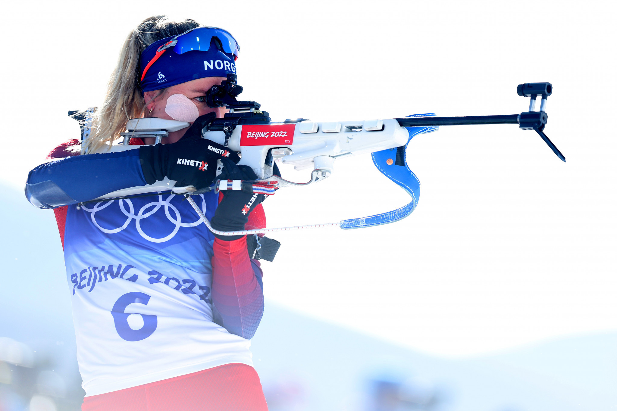 Norwegian Tiril Eckhoff was second in the women's mass start, adding to the medal tally ©Getty Images