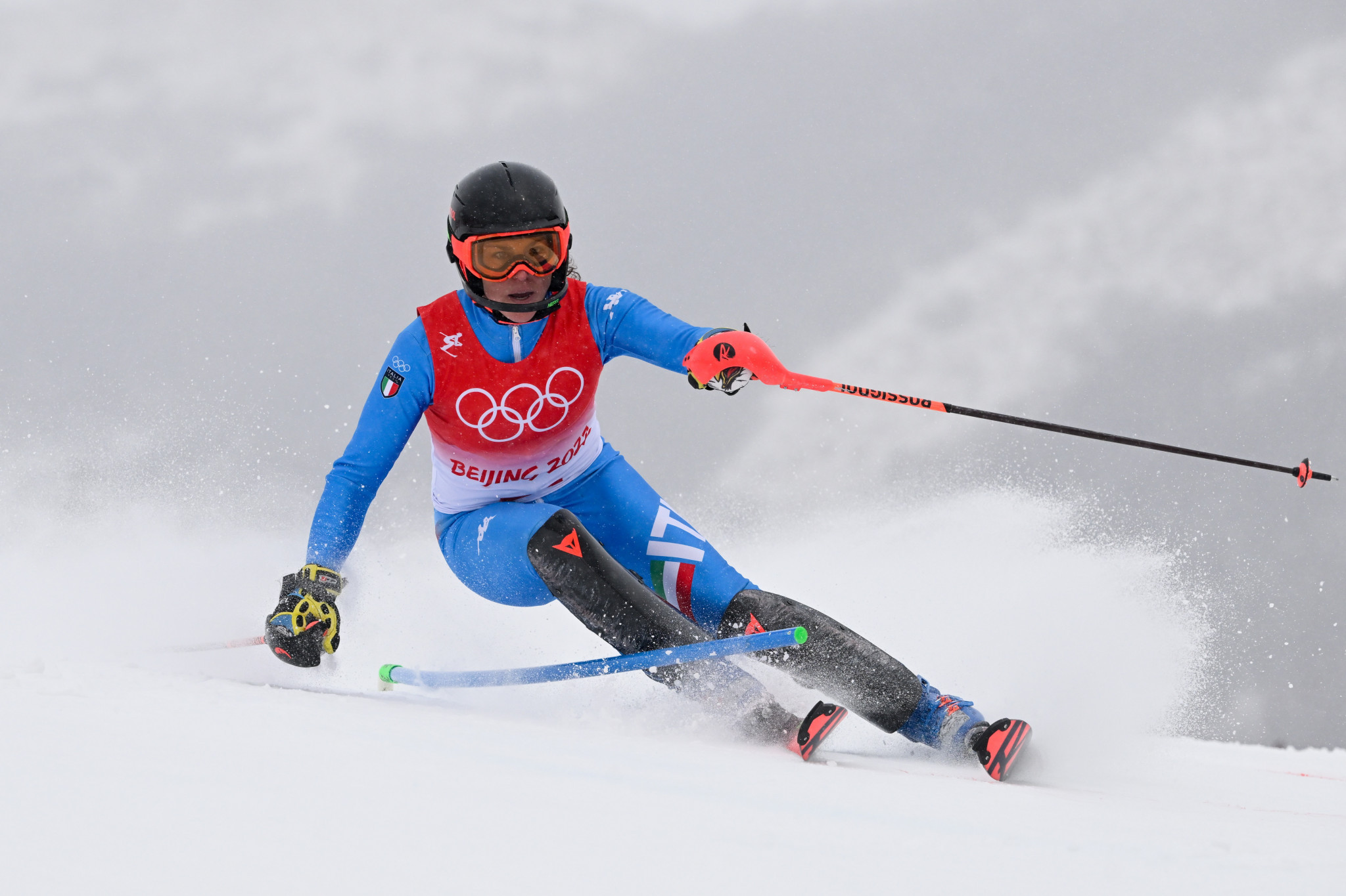 Federica Brignone won giant slalom silver and combined bronze at Beijing 2022 but has ruled herself out of competing at Milan Cortina 2026 because she claims there will be "no Olympic spirit" ©Getty Images