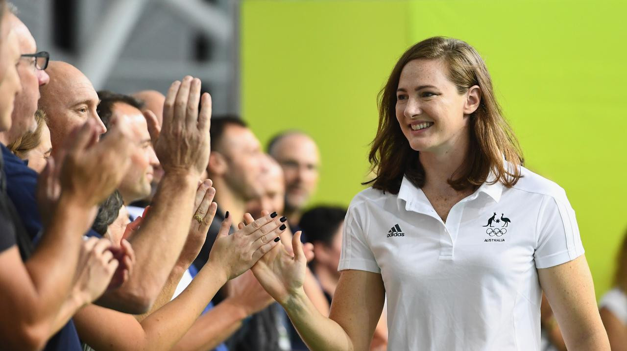 Swimmer Cate Campbell is currently the deputy chair of the Australian Olympic Committee Athletes' Commission ©Getty Images 