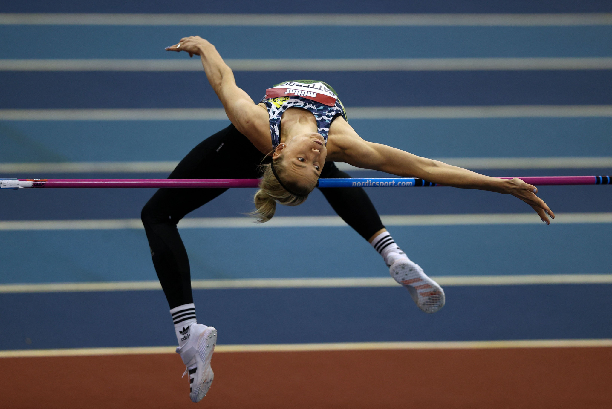 Eleanor Patterson saw off the challenge of the Olympic champion to win the women's high jump ©Getty Images