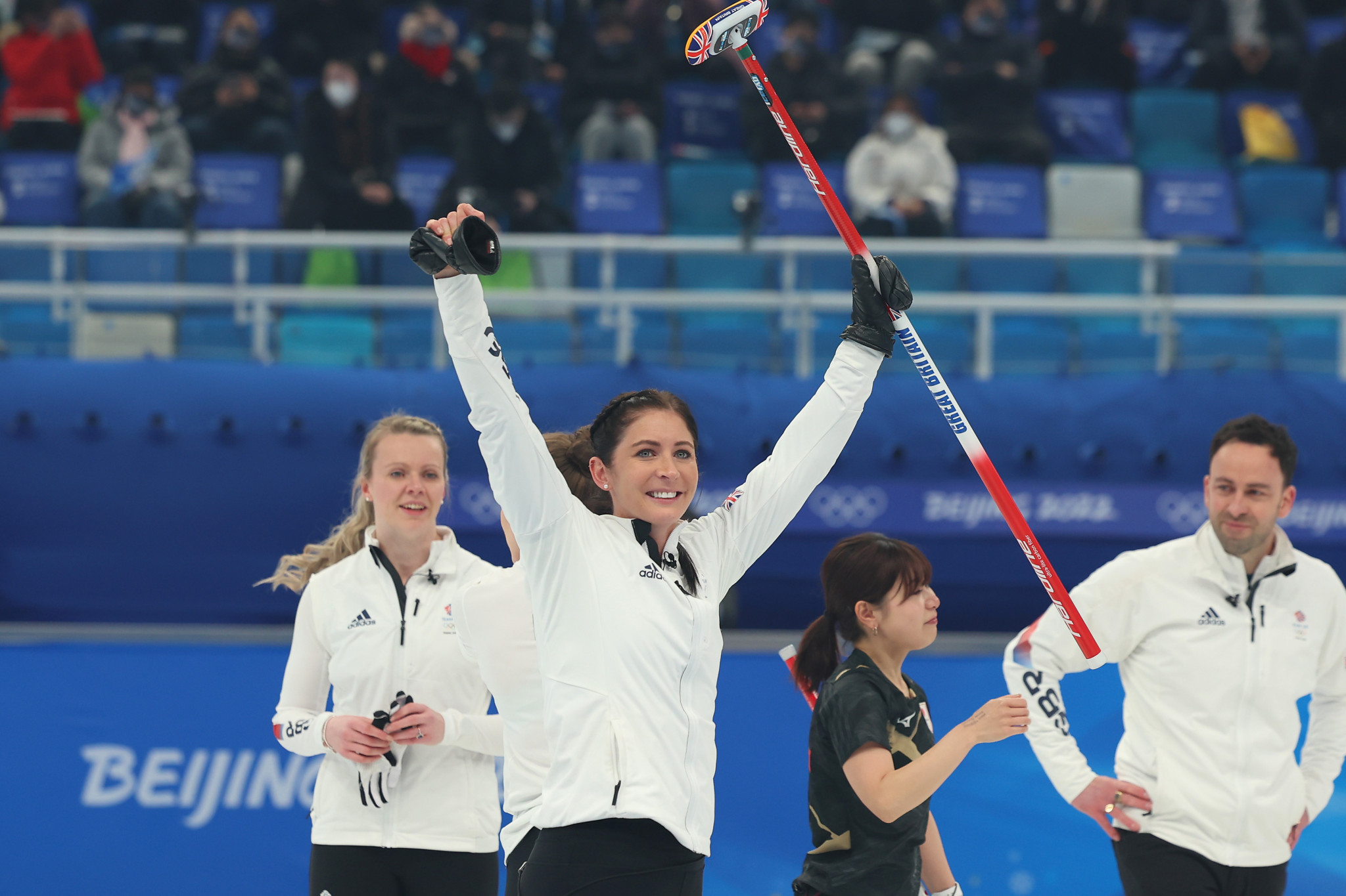 Eve Muirhead's Britain won the Olympic gold at the skip's fourth Winter Olympics ©Getty Images