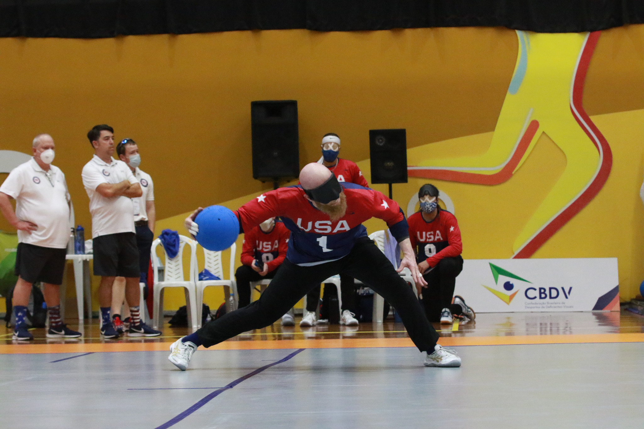 The United States' men's team are into the quarter-finals after four wins from four in Pool B ©Renan Cacioli/CBDV