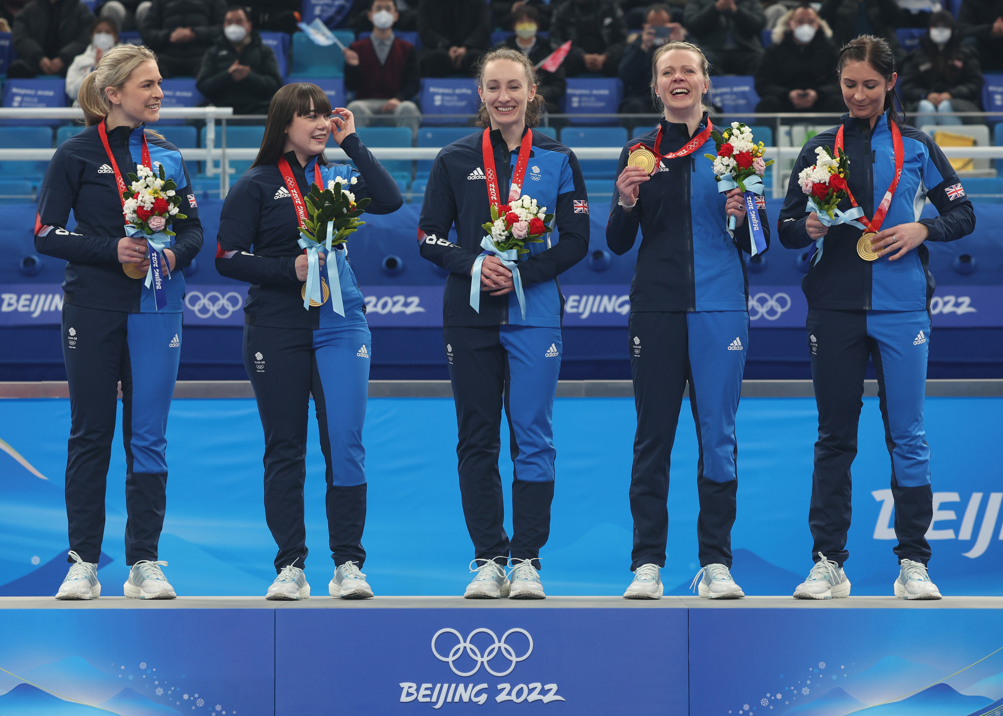 Britain won the women's curling title, and the nation's first gold medal of Beijing 2022 ©Getty Images
