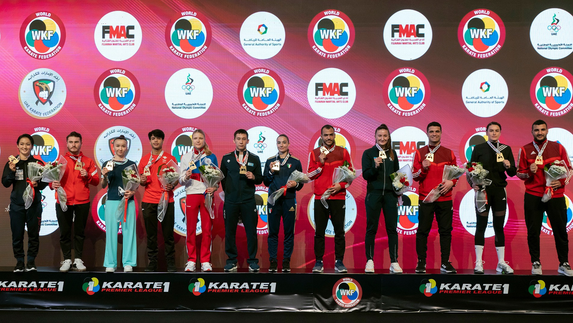Egypt topped the medals table with three golds at the Karate 1-Premier League event in Fujairah ©WKF