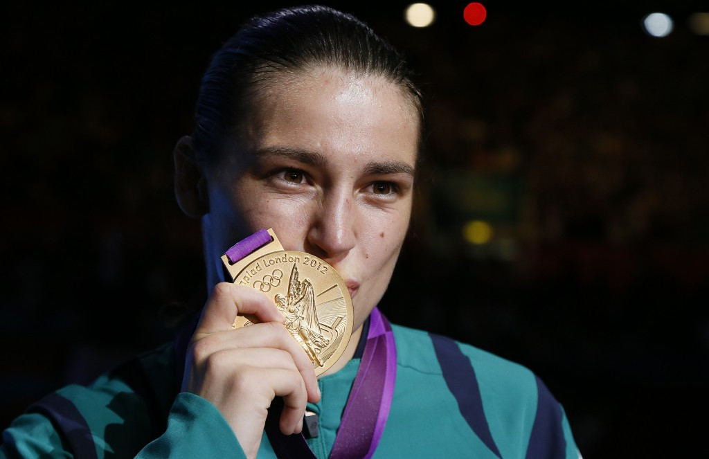 Katie Taylor won Olympic boxing gold at London 2012 ©Getty Images
