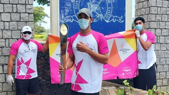 Queen's Baton continues journey with low-key stops in Tonga and Samoa
