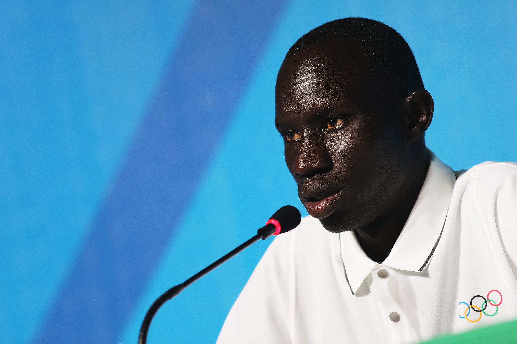 Yiech Pur Biel became the first IOC member as a refugee earlier this year ©Getty Images