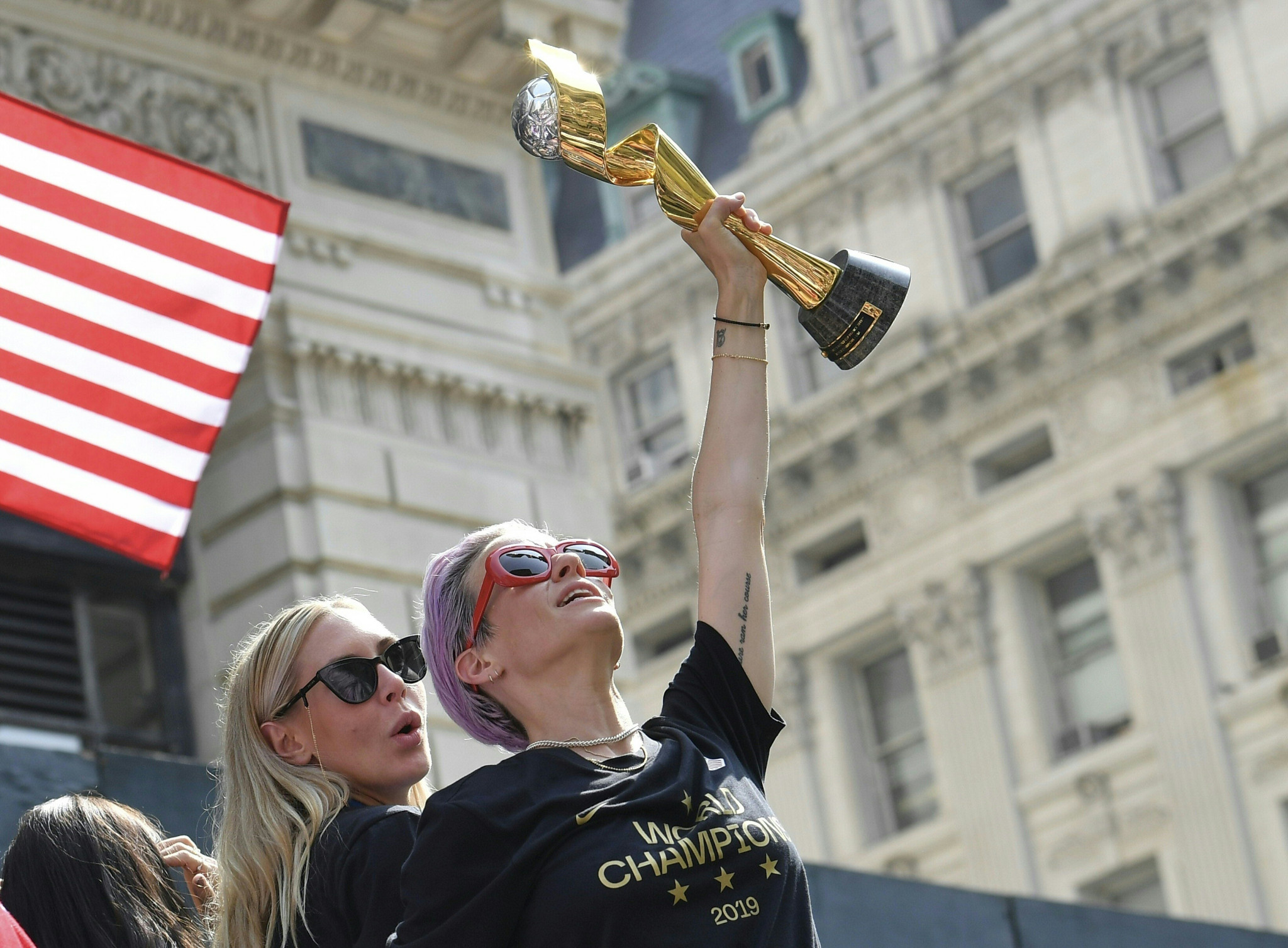 Megan Rapinoe was a key figure in the legal dispute ©Getty Images