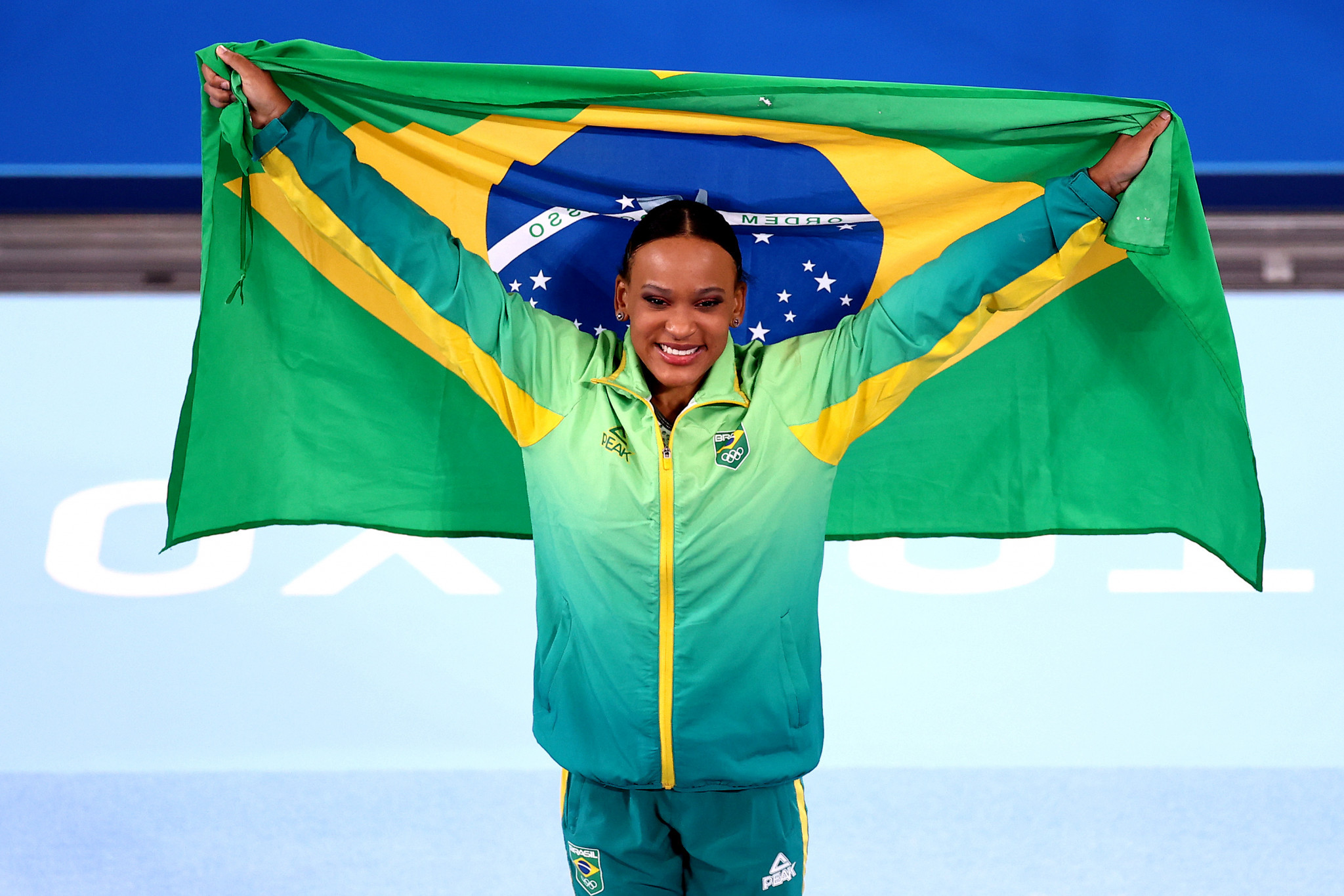 Rebeca Andrade became Brazil's first female Olympic champion in gymnastics ©Getty Images