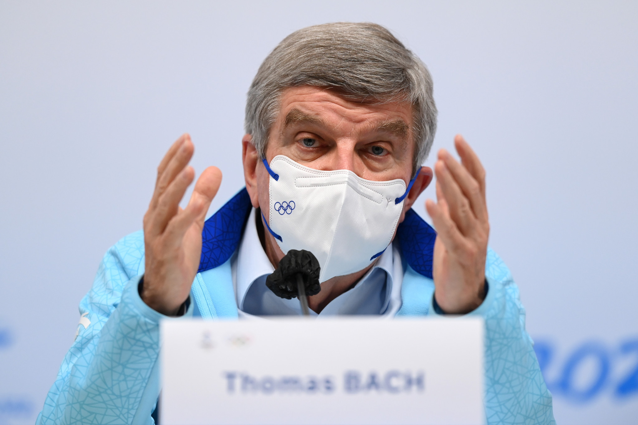 IOC President Thomas Bach has justified the recommendation to exclude athletes from Belarus and Russia ©Getty Images