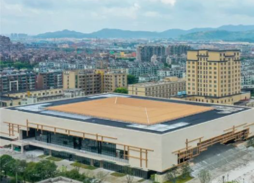 The Linpu Gymnasium has been upgraded for judo, ju-jitsu and kurash ©Hangzhou 2022