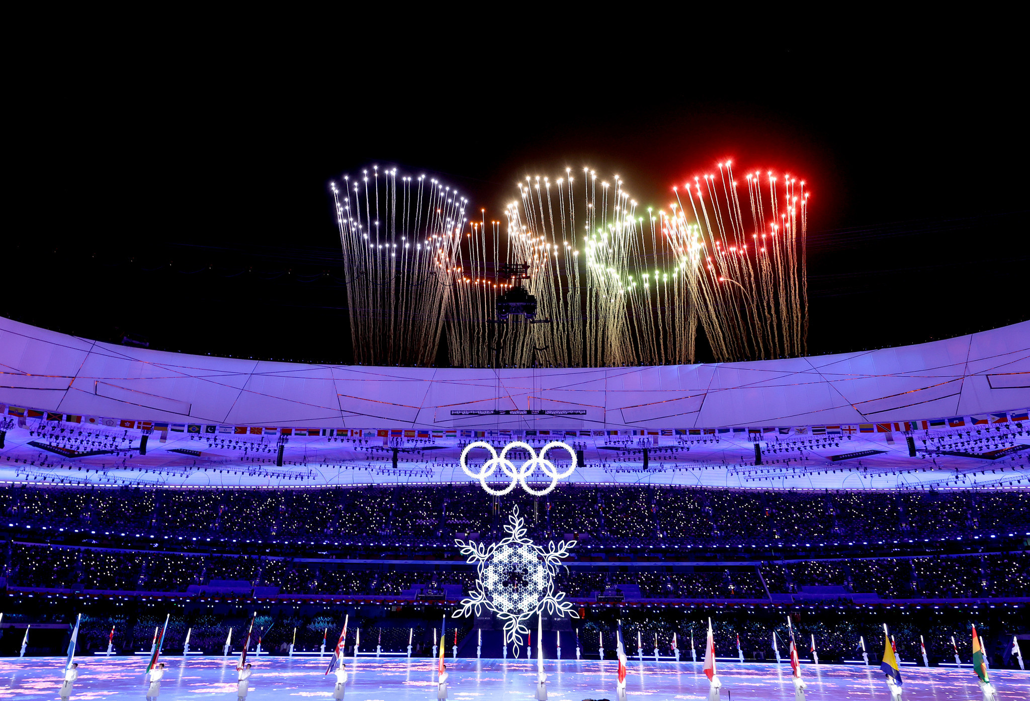 Beijing held this year's Winter Olympics and Paralympics amid a backdrop of diplomatic boycotts from Western nations due to human rights concerns ©Getty Images