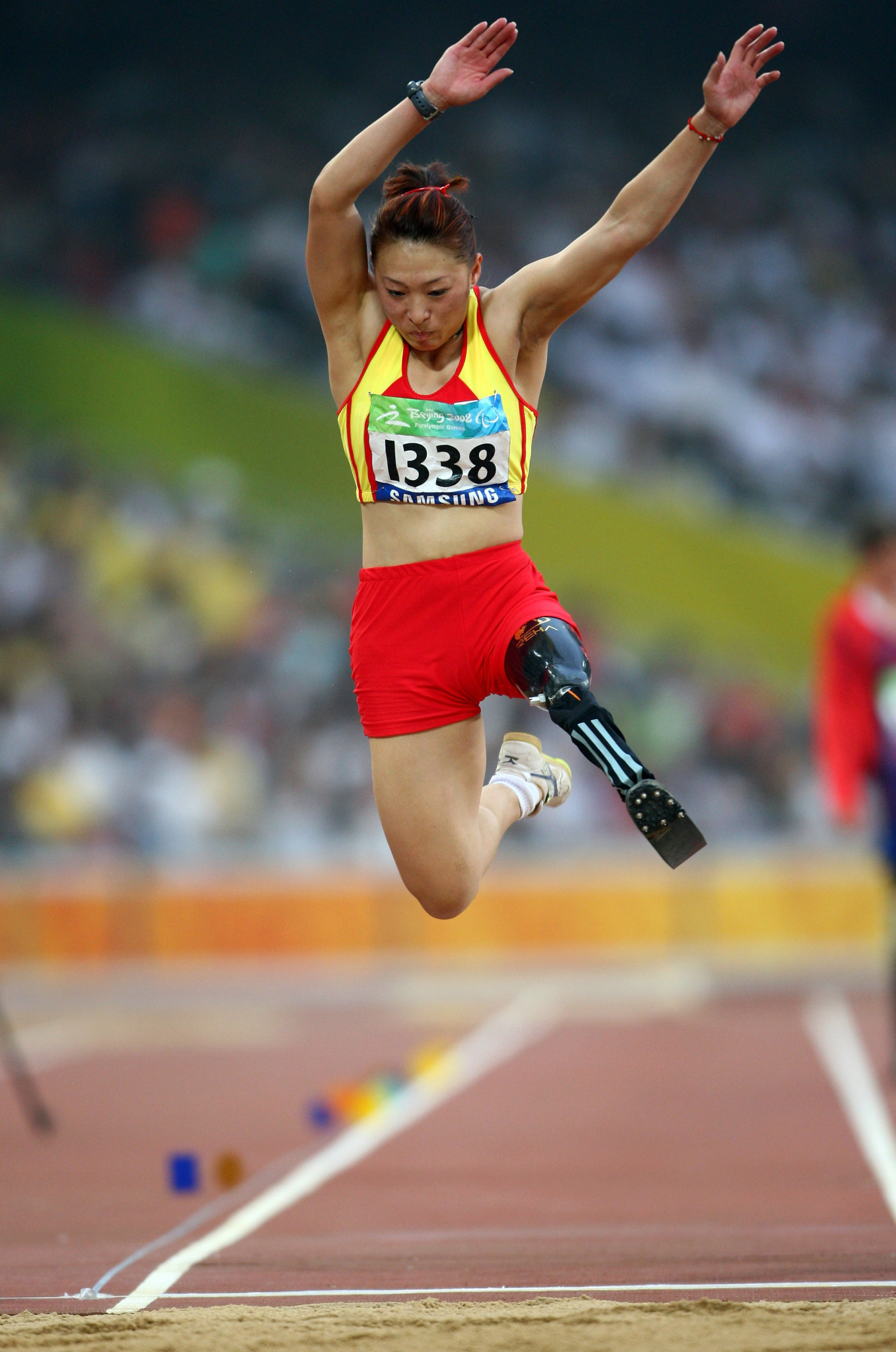 Zhang Haiyuan won gold at the 2004 Summer Paralympic Games in Athens ©Getty Images