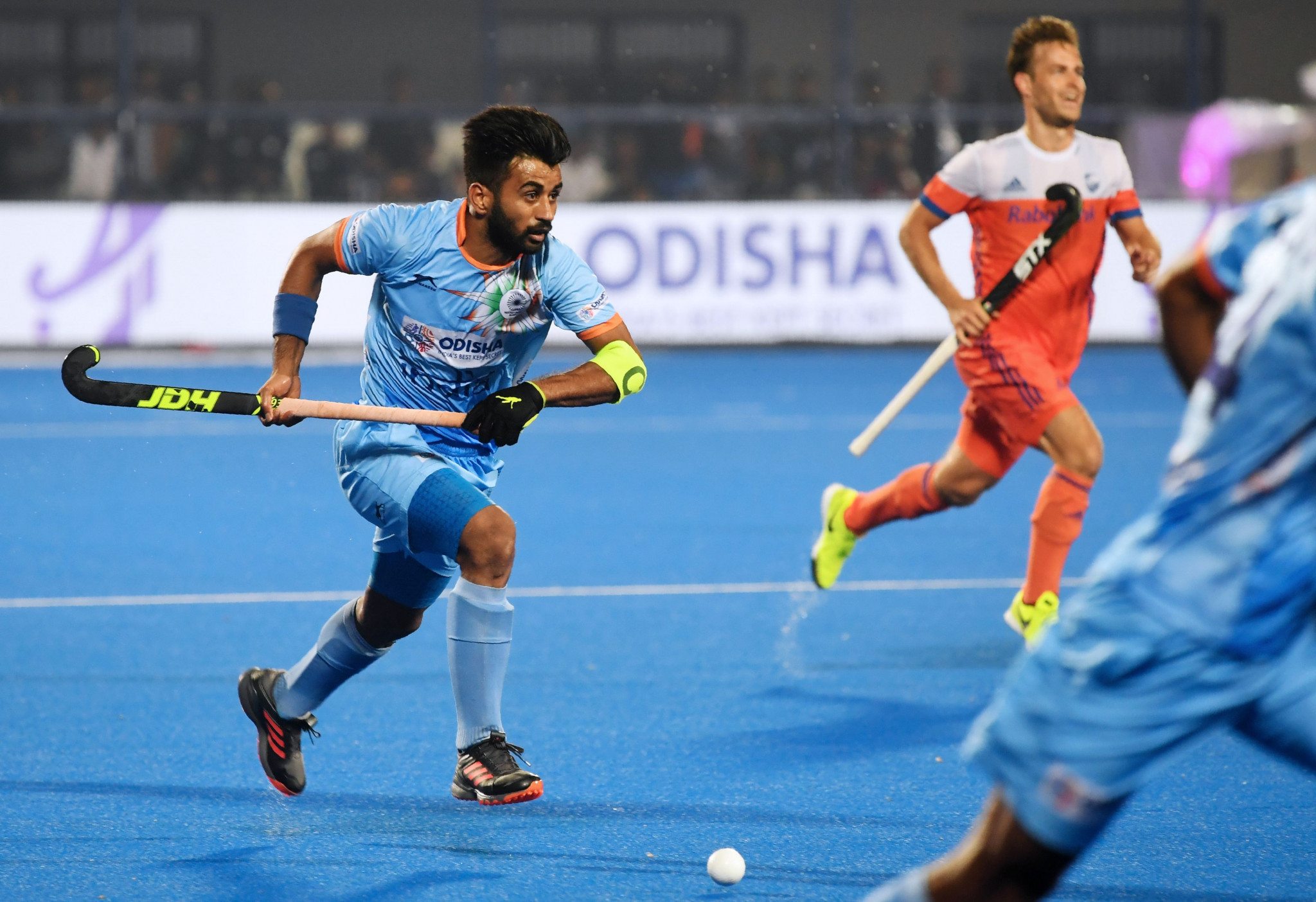 Manpreet Singh was impressed with how Spain played against England ©Getty Images