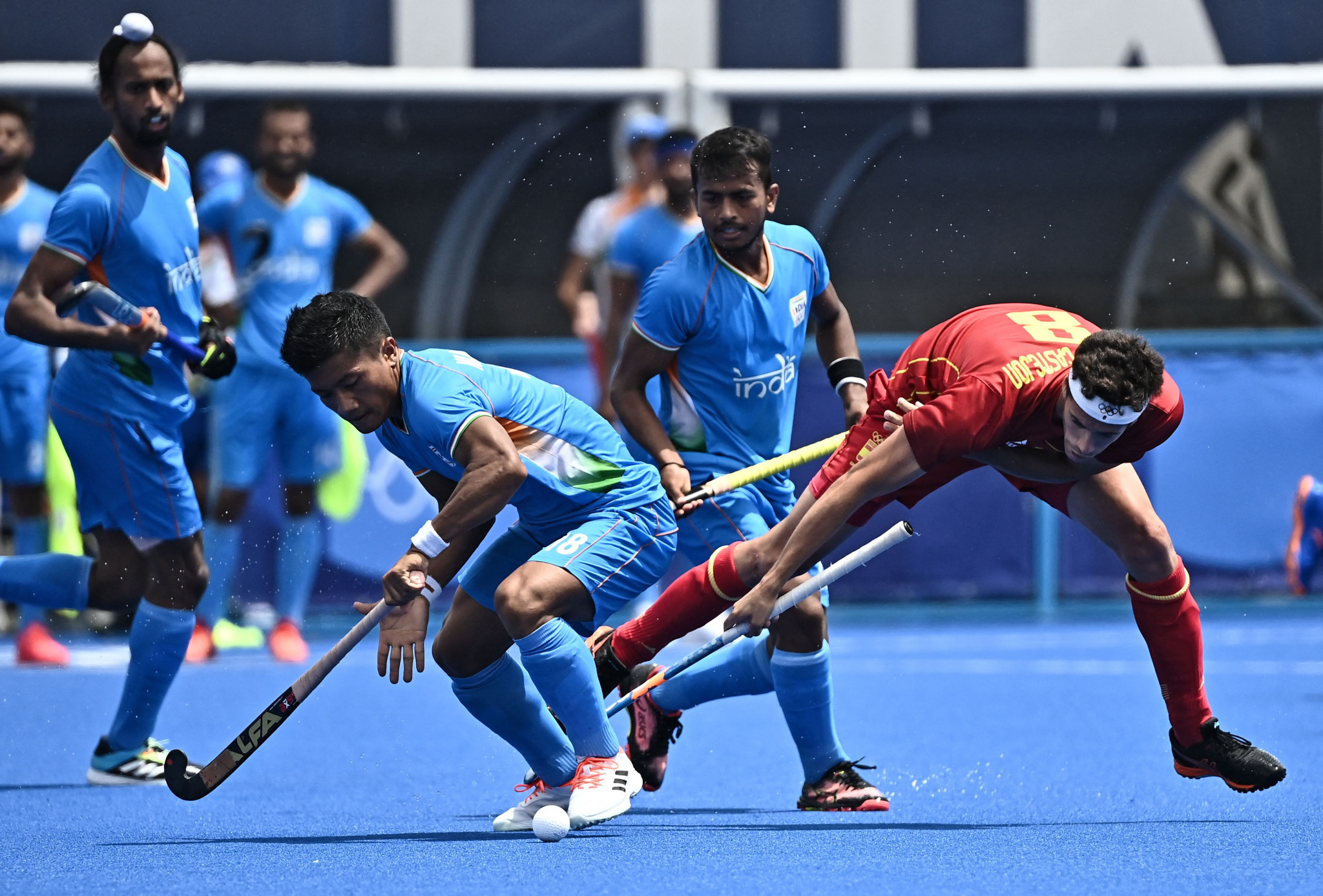 India's men beat Spain 3-0 at the Tokyo 2020 Olympics ©Getty Images