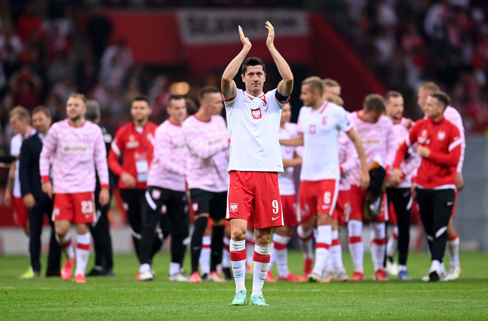 Robert Lewandowski supports Poland refusing to play Russia ©Getty Images
