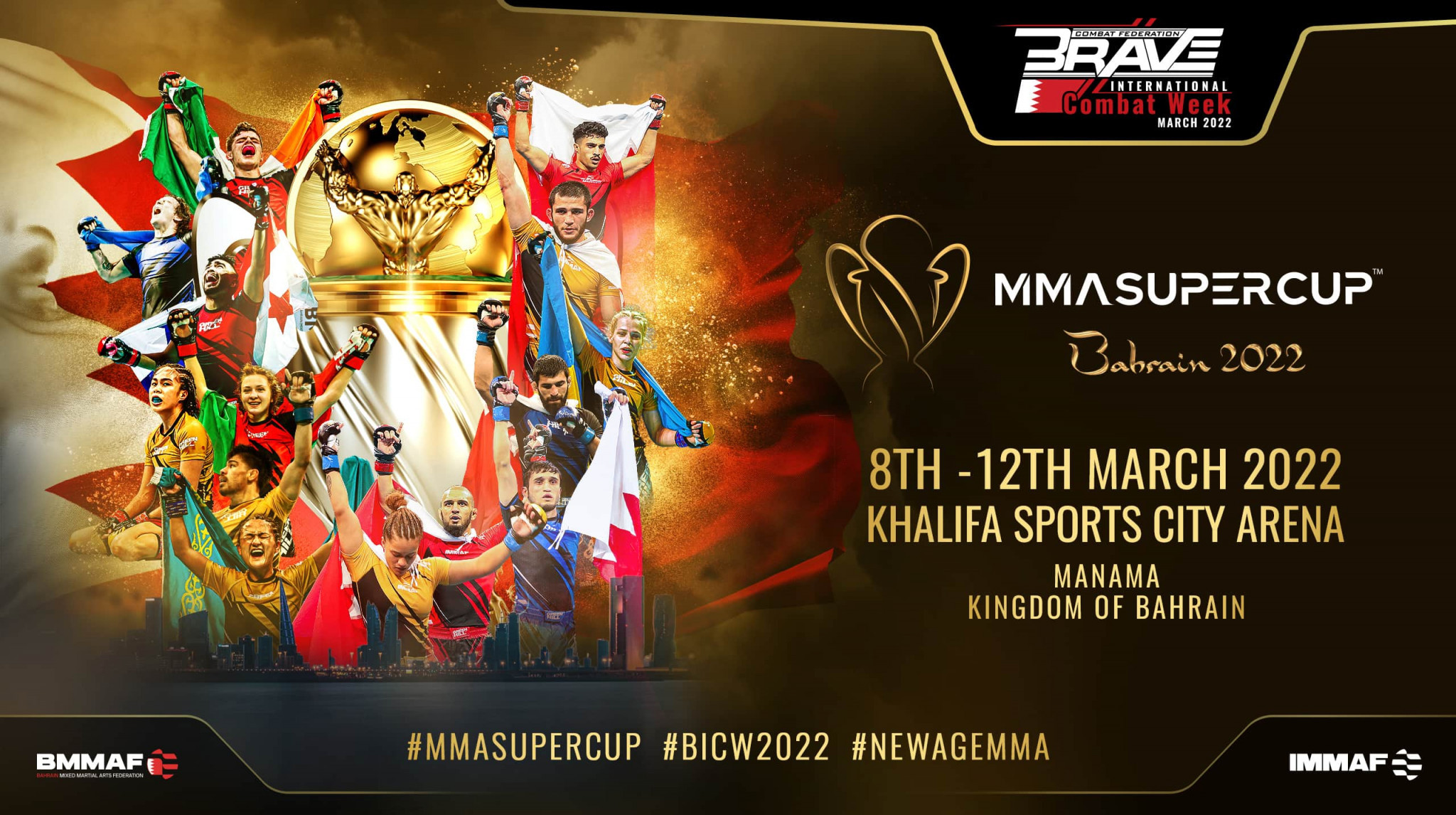 Ireland are set to feature at the MMA SuperCup in Bahrain ©IMMAF