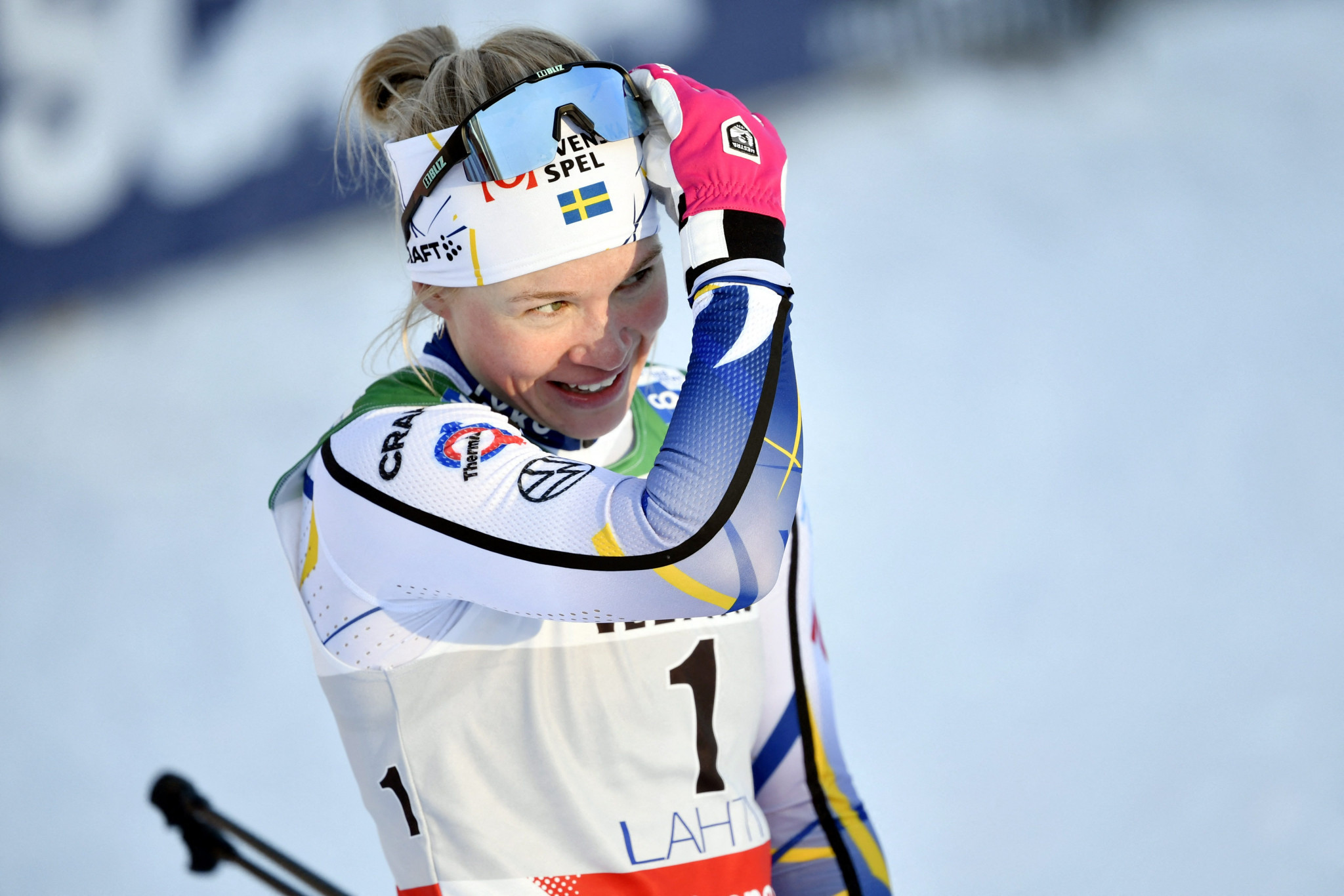 Jonna Sundling won gold in Lahti as Swedish athletes monopolised the podium ©Getty Images